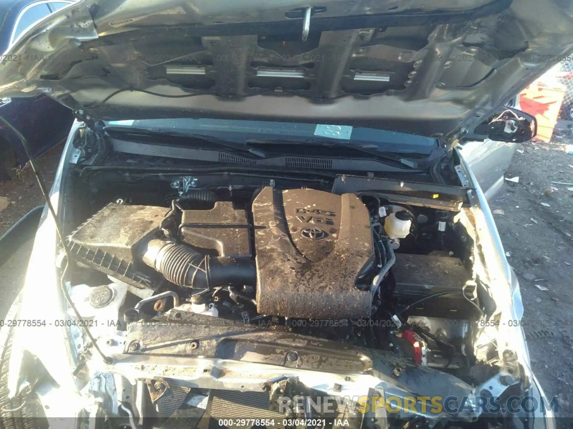 10 Фотография поврежденного автомобиля 5TFCZ5AN4MX251398 TOYOTA TACOMA 4WD 2021