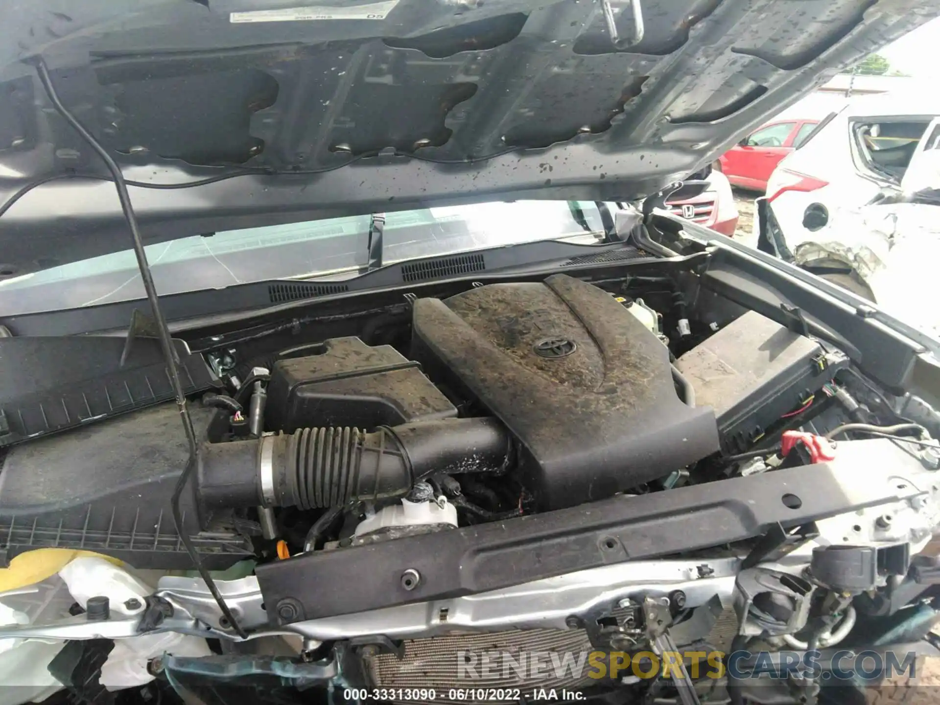 10 Photograph of a damaged car 5TFCZ5AN4MX252180 TOYOTA TACOMA 4WD 2021