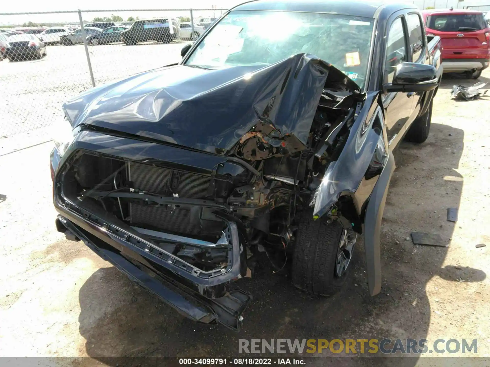 6 Photograph of a damaged car 5TFCZ5AN4MX264443 TOYOTA TACOMA 4WD 2021