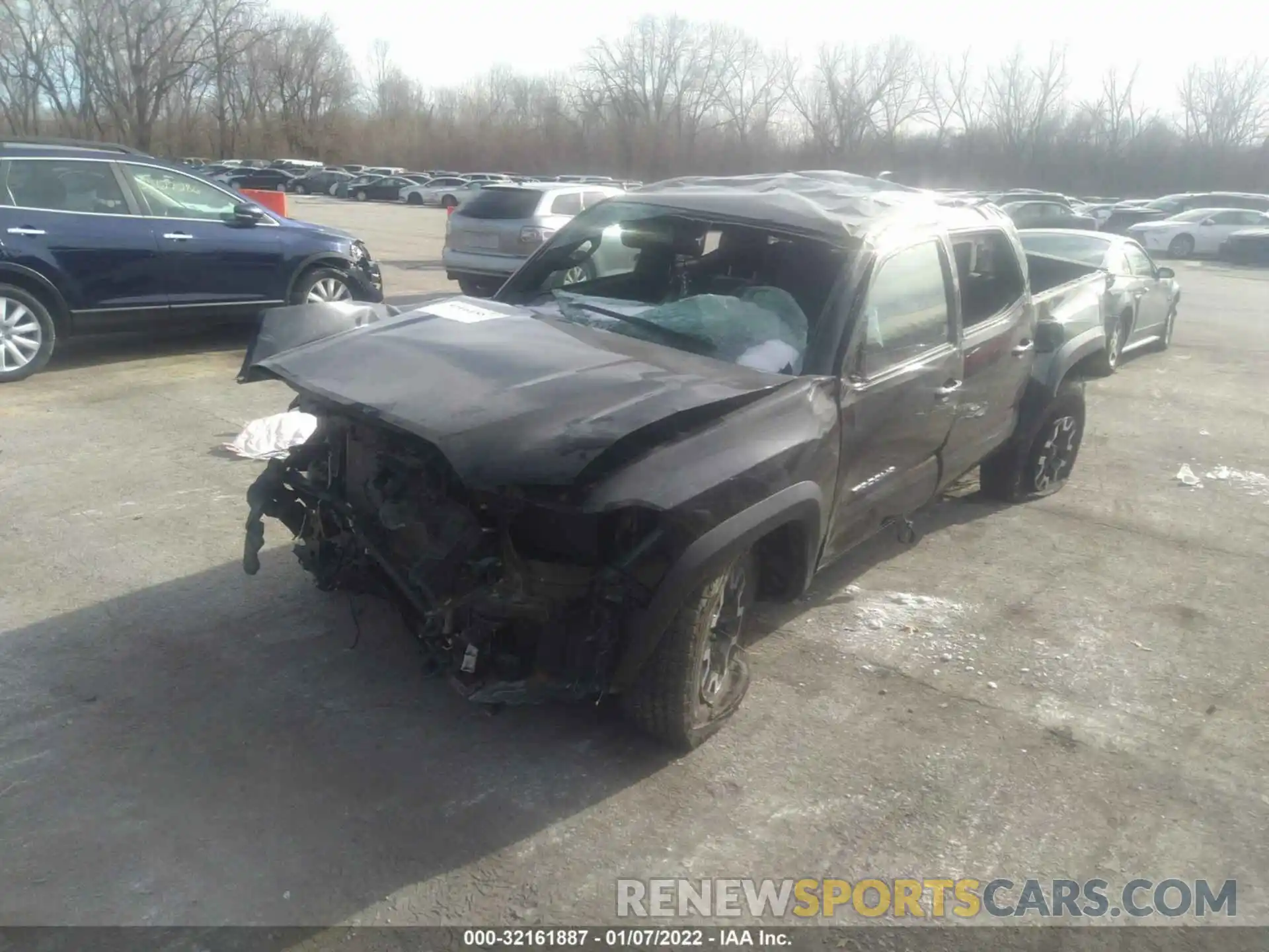 2 Photograph of a damaged car 5TFCZ5AN4MX267178 TOYOTA TACOMA 4WD 2021