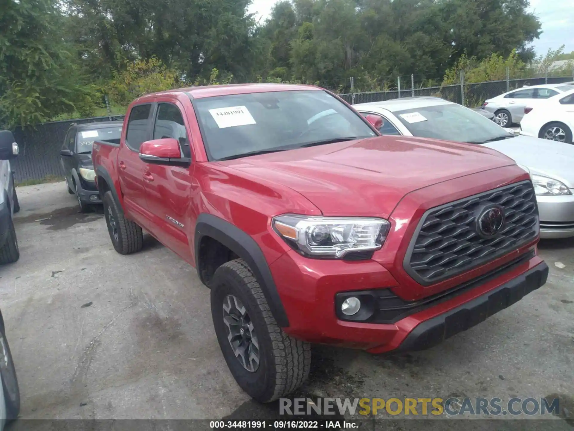 1 Фотография поврежденного автомобиля 5TFCZ5AN5MX259266 TOYOTA TACOMA 4WD 2021