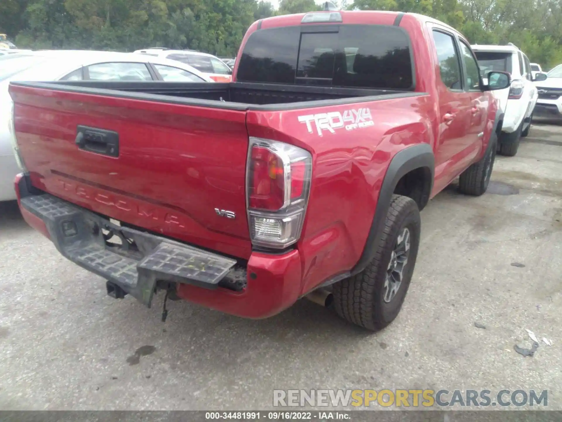 6 Фотография поврежденного автомобиля 5TFCZ5AN5MX259266 TOYOTA TACOMA 4WD 2021