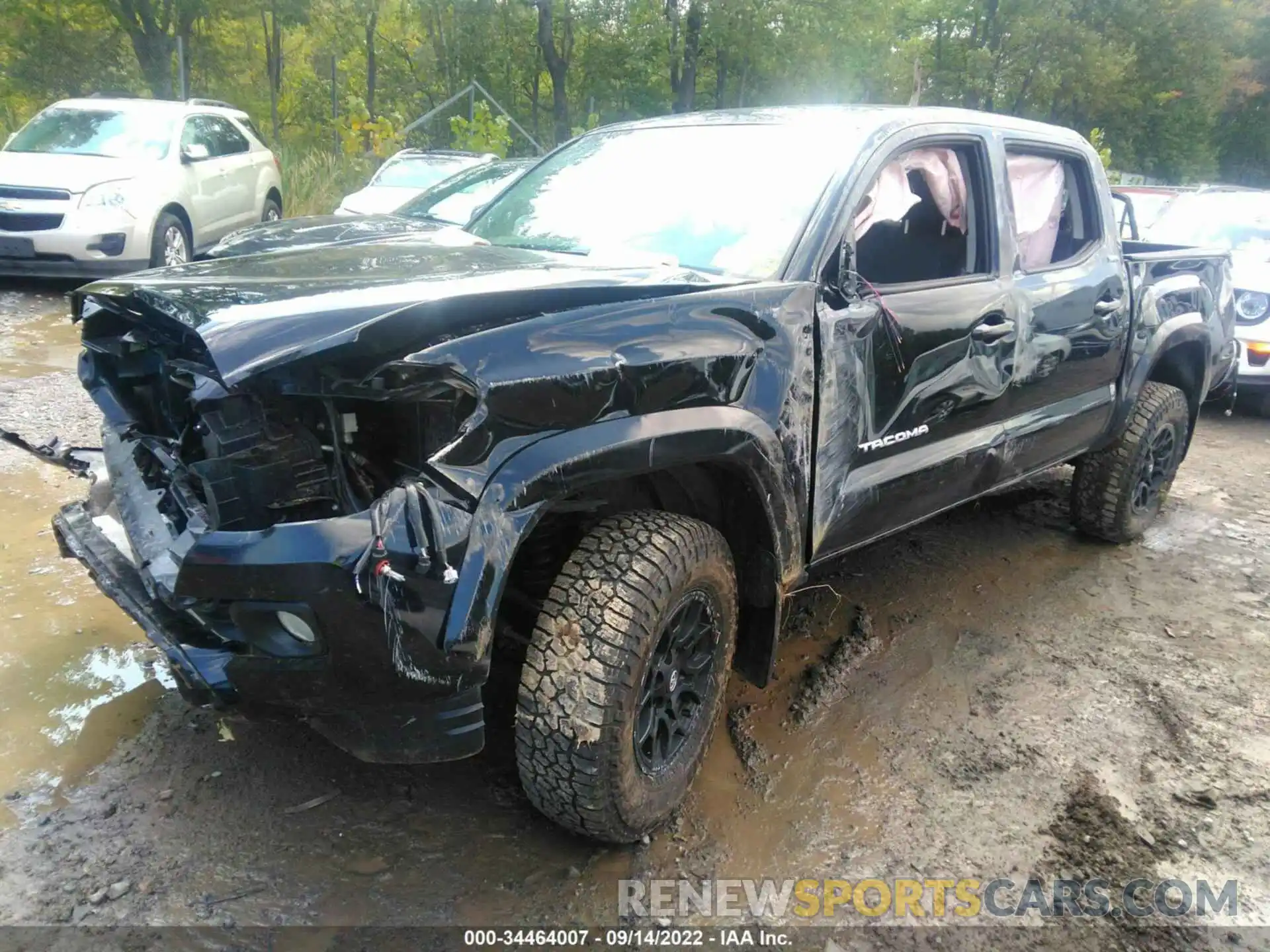 2 Photograph of a damaged car 5TFCZ5AN5MX263611 TOYOTA TACOMA 4WD 2021