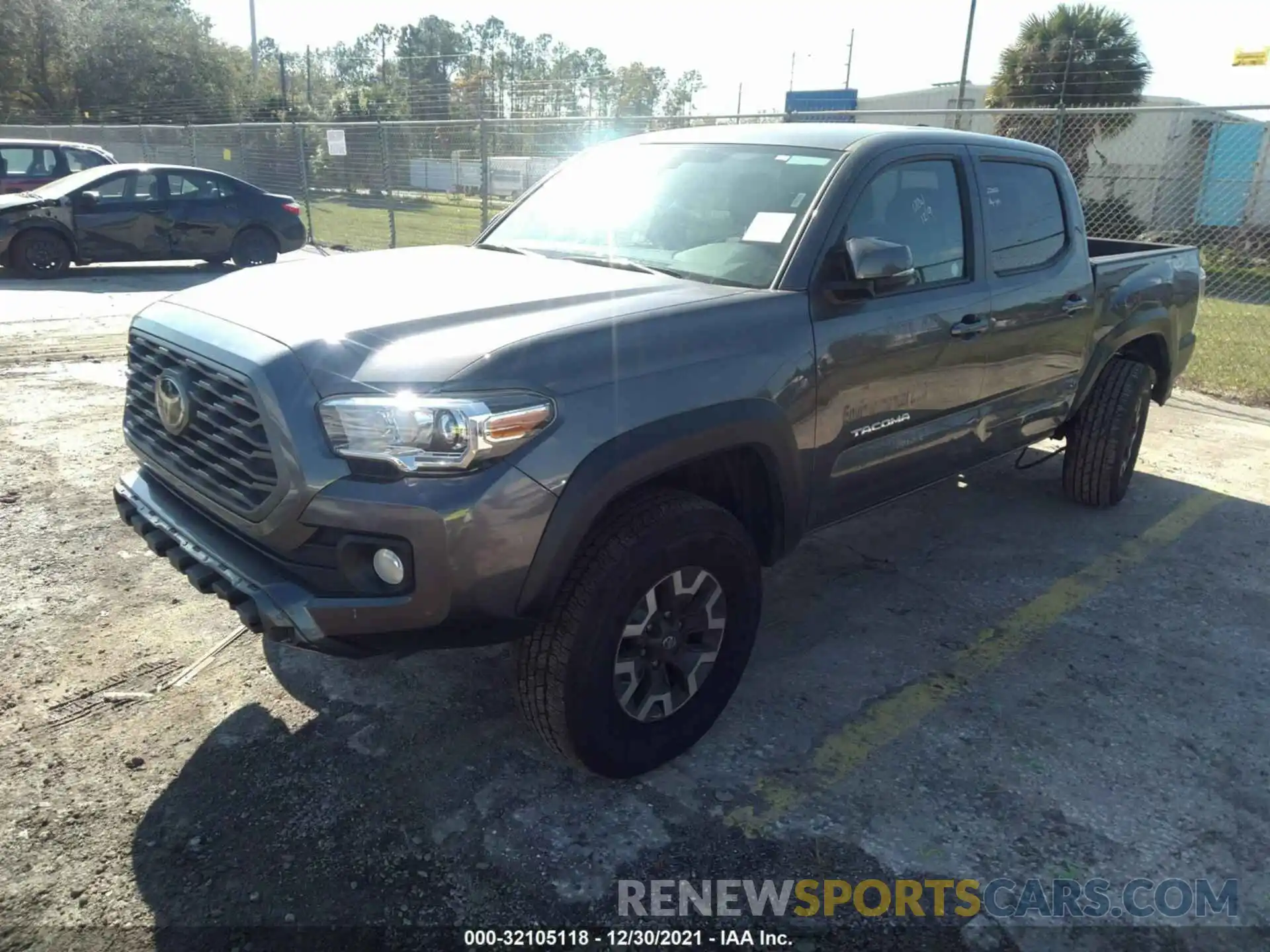 2 Photograph of a damaged car 5TFCZ5AN5MX263852 TOYOTA TACOMA 4WD 2021