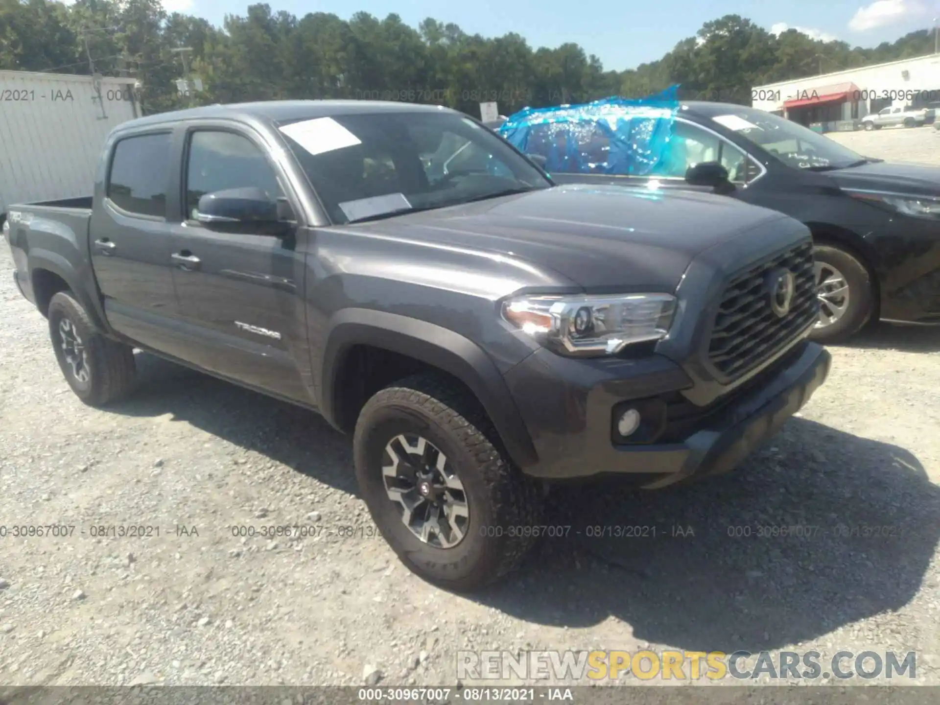 1 Photograph of a damaged car 5TFCZ5AN5MX268274 TOYOTA TACOMA 4WD 2021