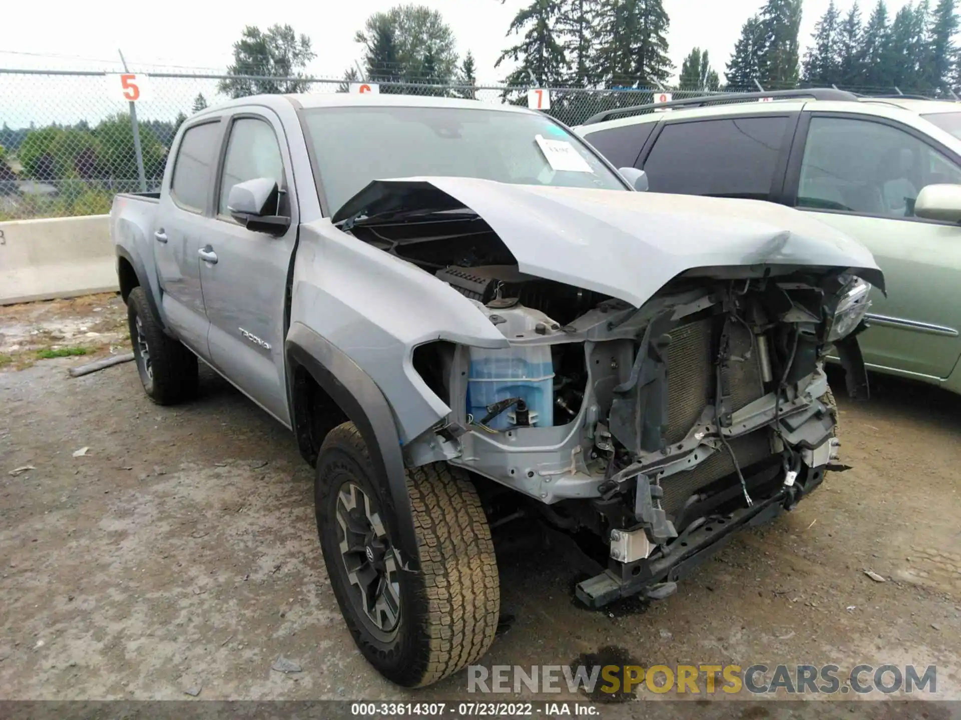 1 Фотография поврежденного автомобиля 5TFCZ5AN6MX248745 TOYOTA TACOMA 4WD 2021