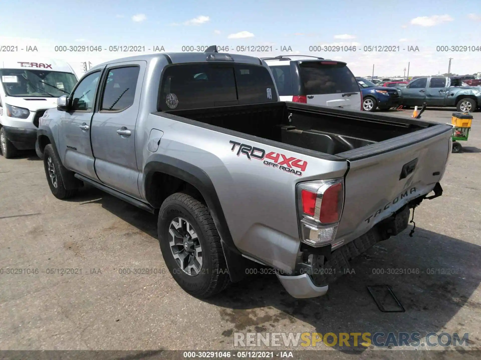 3 Photograph of a damaged car 5TFCZ5AN6MX256649 TOYOTA TACOMA 4WD 2021