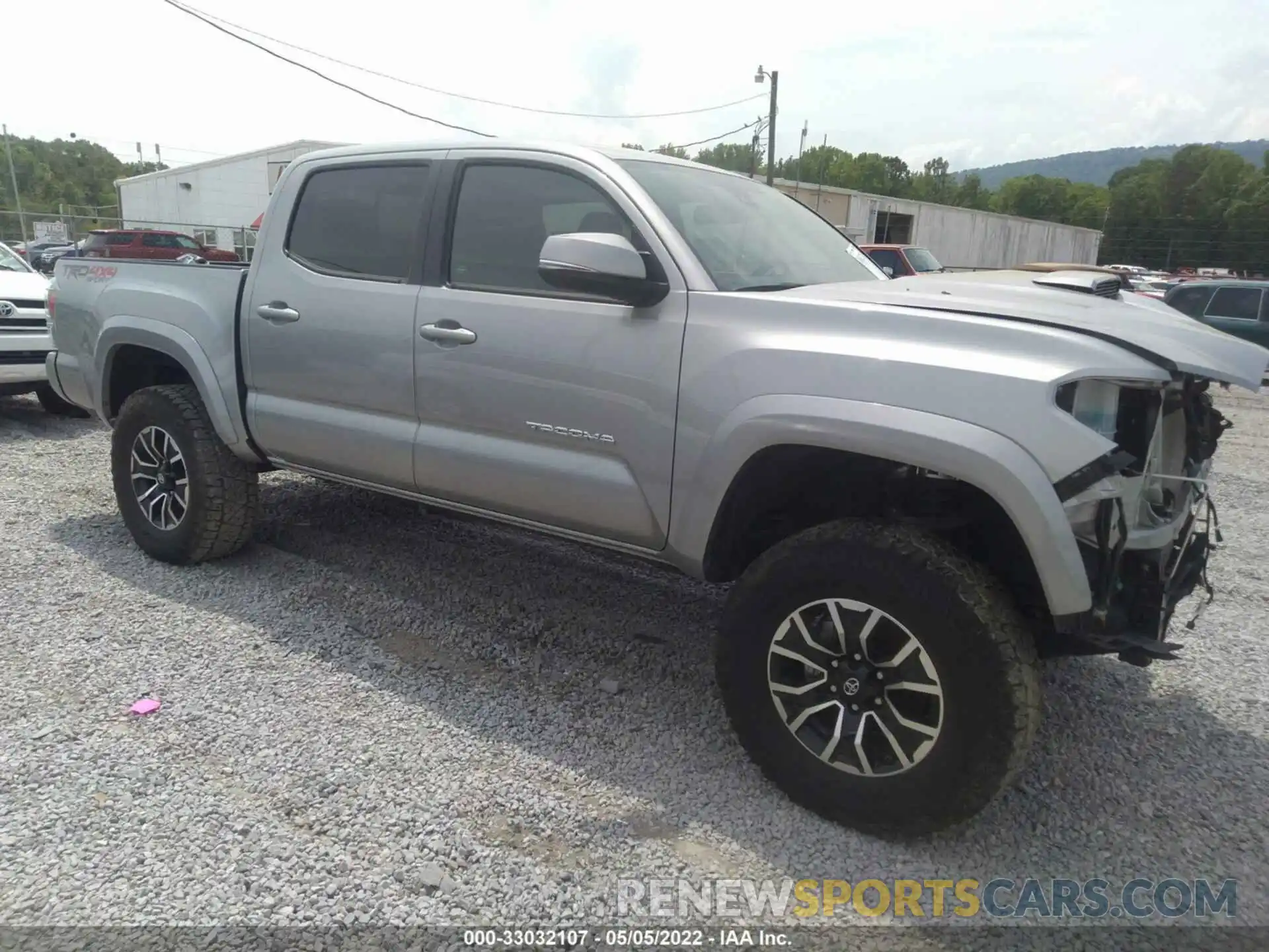 1 Photograph of a damaged car 5TFCZ5AN6MX257199 TOYOTA TACOMA 4WD 2021