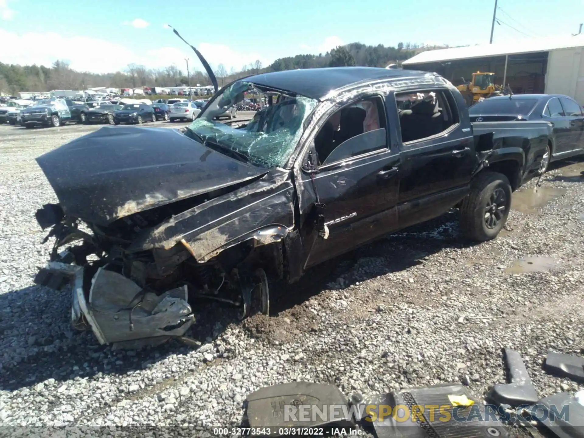 2 Photograph of a damaged car 5TFCZ5AN6MX261530 TOYOTA TACOMA 4WD 2021