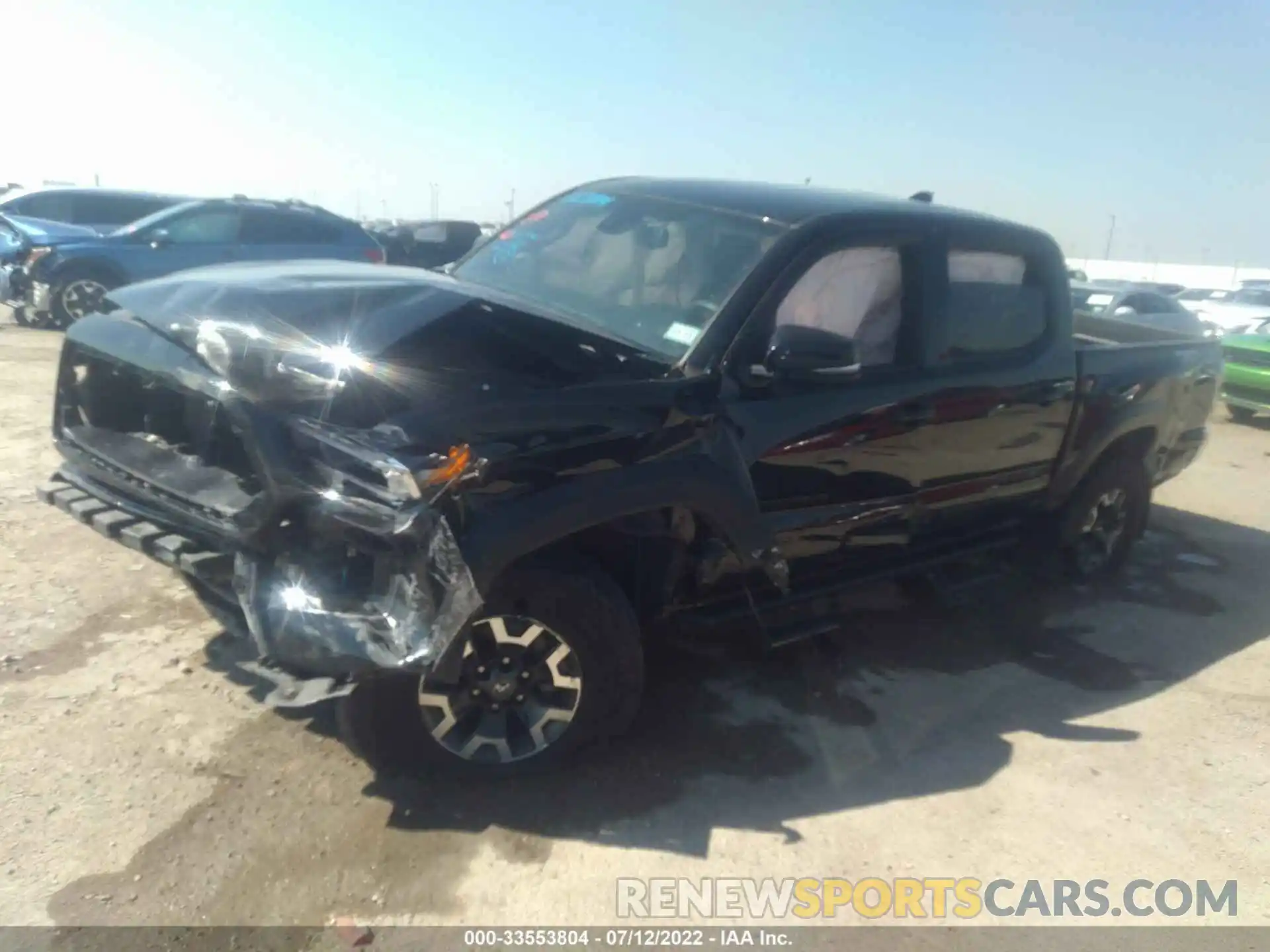 2 Photograph of a damaged car 5TFCZ5AN6MX269790 TOYOTA TACOMA 4WD 2021