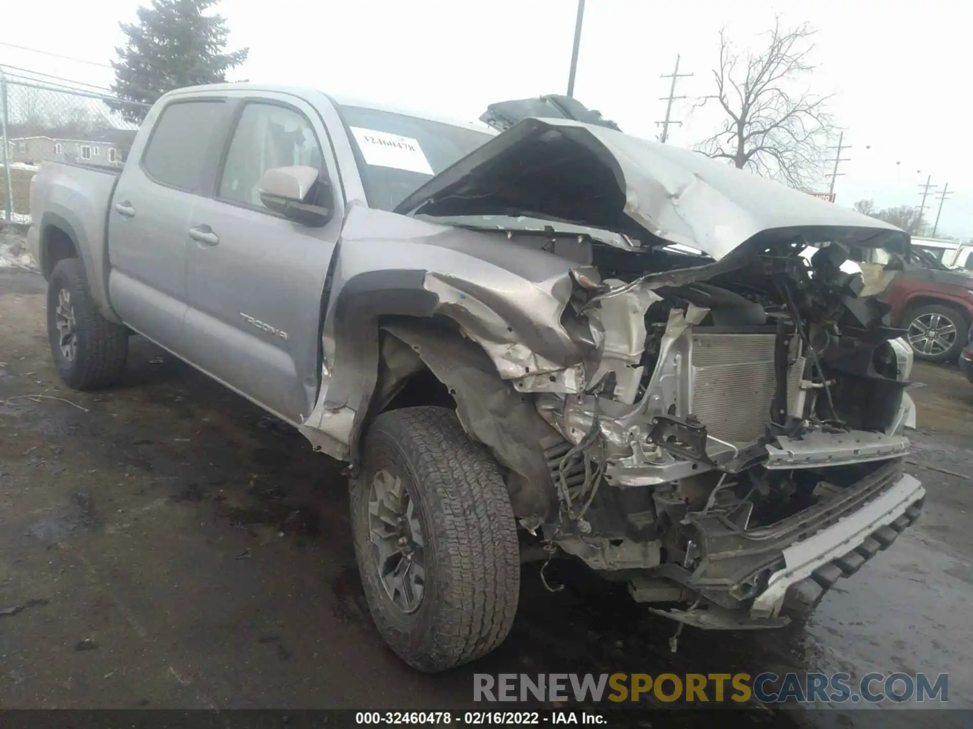 1 Photograph of a damaged car 5TFCZ5AN6MX271829 TOYOTA TACOMA 4WD 2021