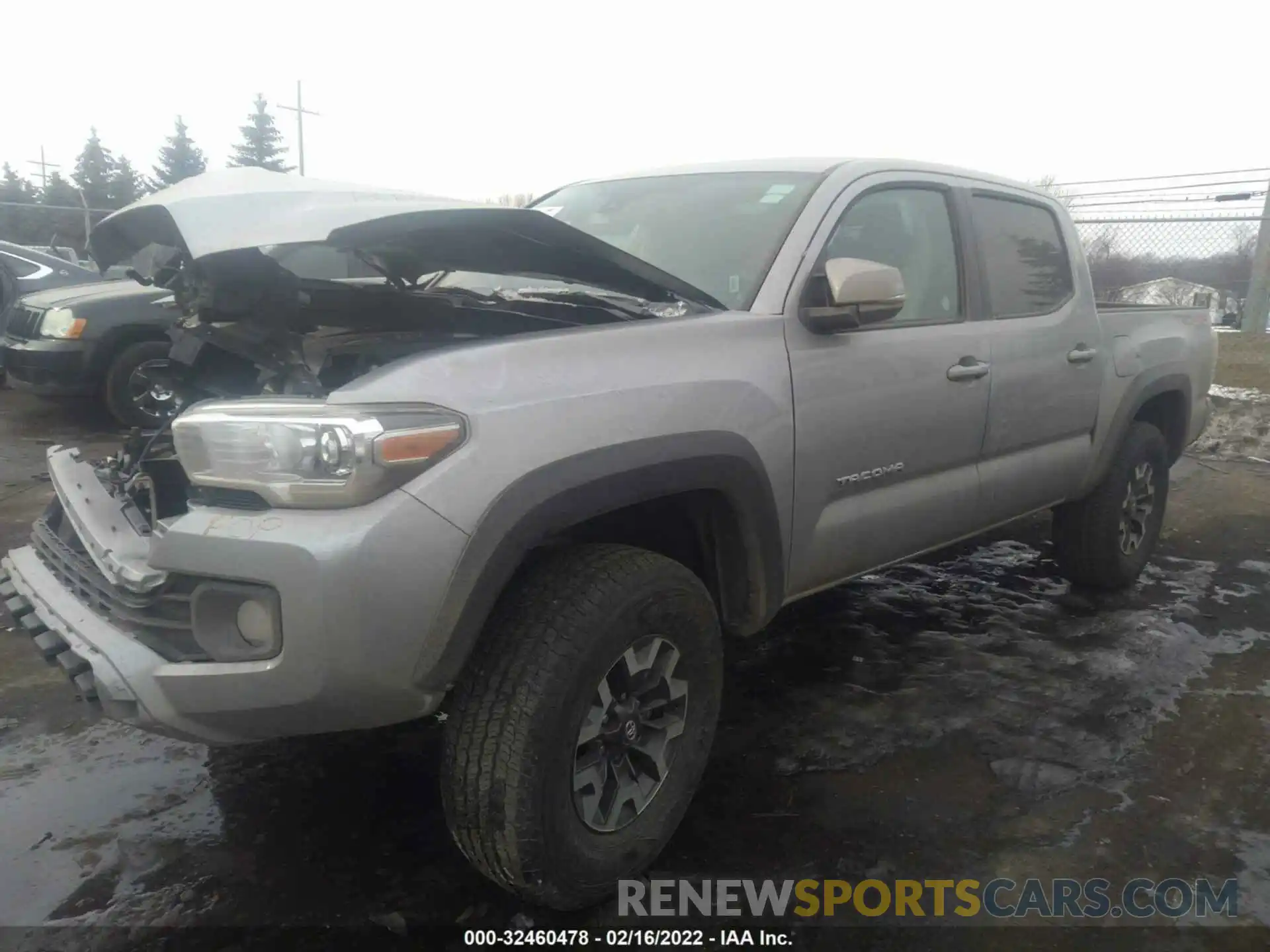 2 Photograph of a damaged car 5TFCZ5AN6MX271829 TOYOTA TACOMA 4WD 2021