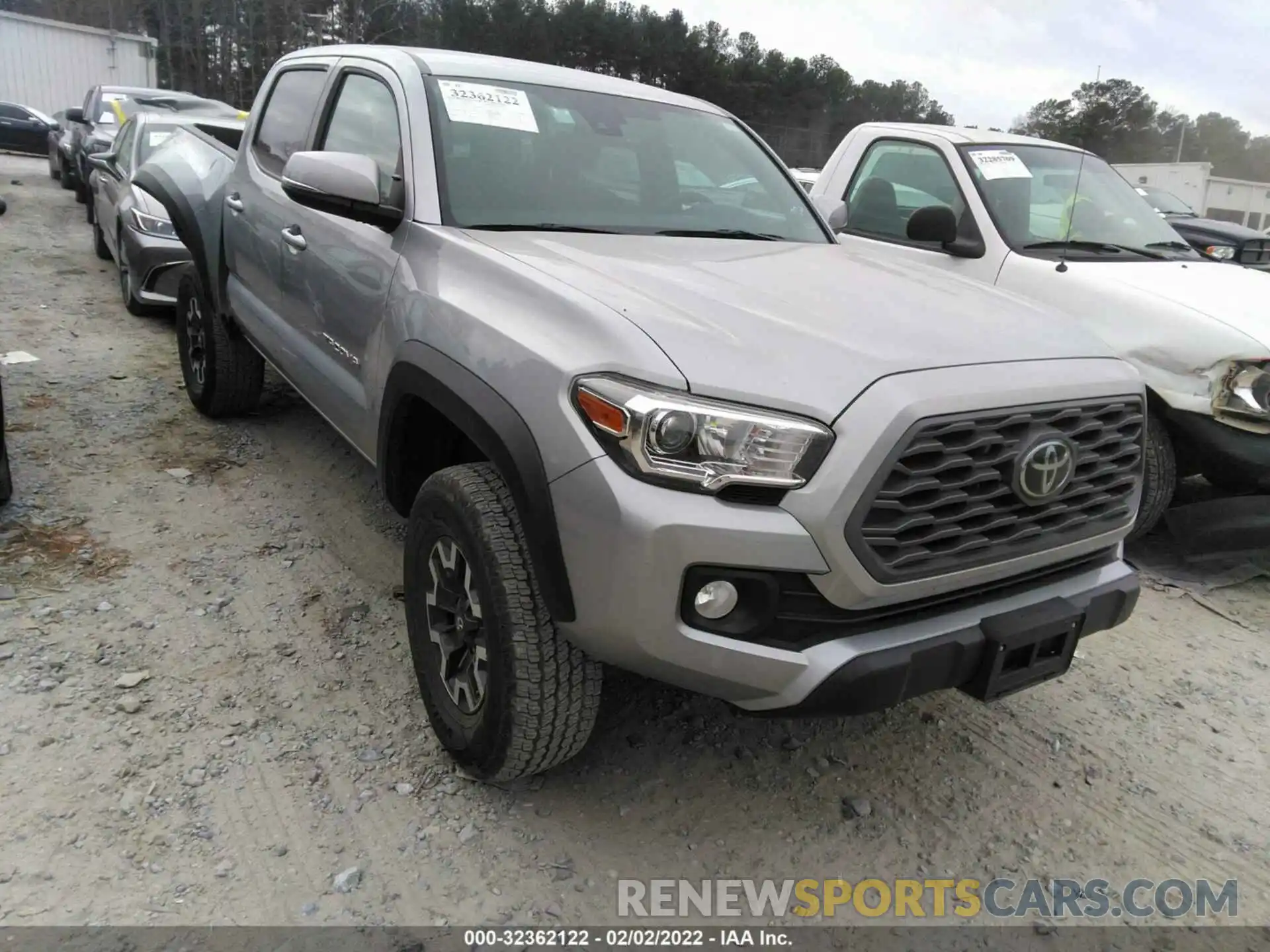 1 Photograph of a damaged car 5TFCZ5AN6MX272771 TOYOTA TACOMA 4WD 2021