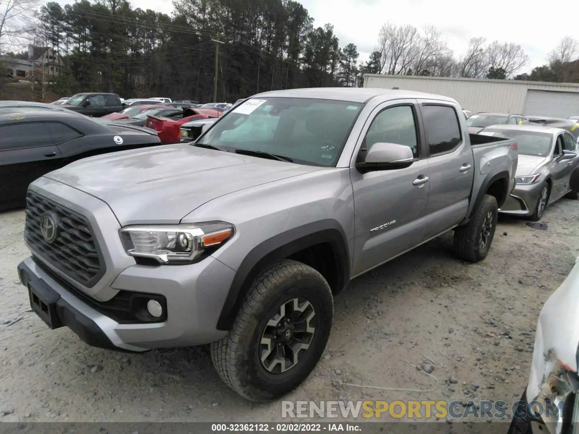 2 Photograph of a damaged car 5TFCZ5AN6MX272771 TOYOTA TACOMA 4WD 2021