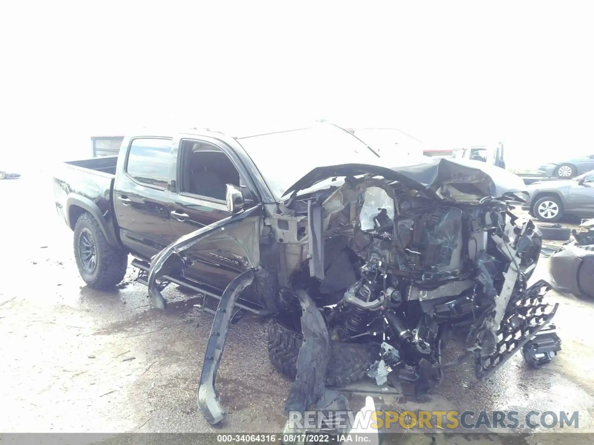 1 Photograph of a damaged car 5TFCZ5AN6MX274830 TOYOTA TACOMA 4WD 2021