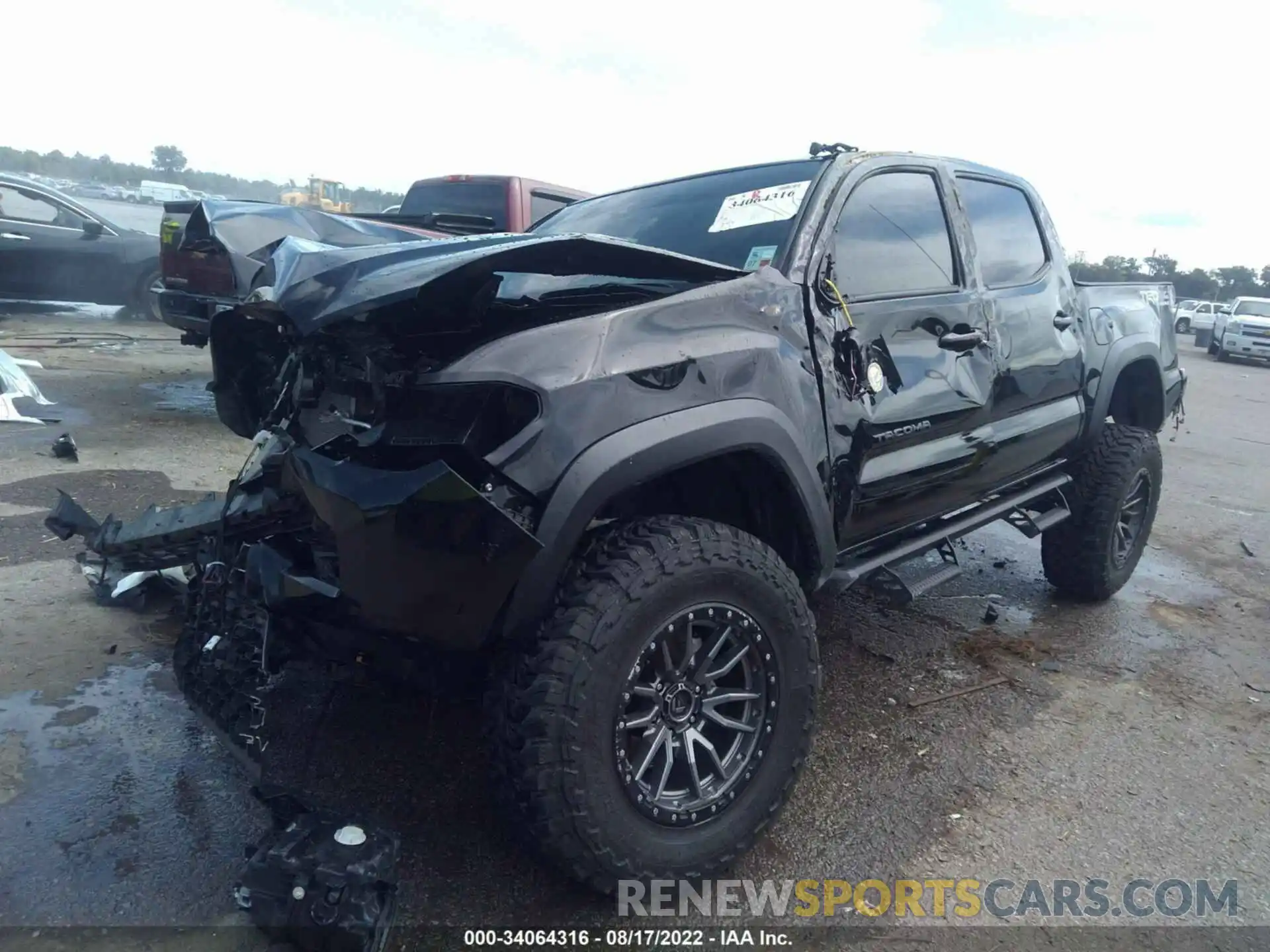 2 Photograph of a damaged car 5TFCZ5AN6MX274830 TOYOTA TACOMA 4WD 2021