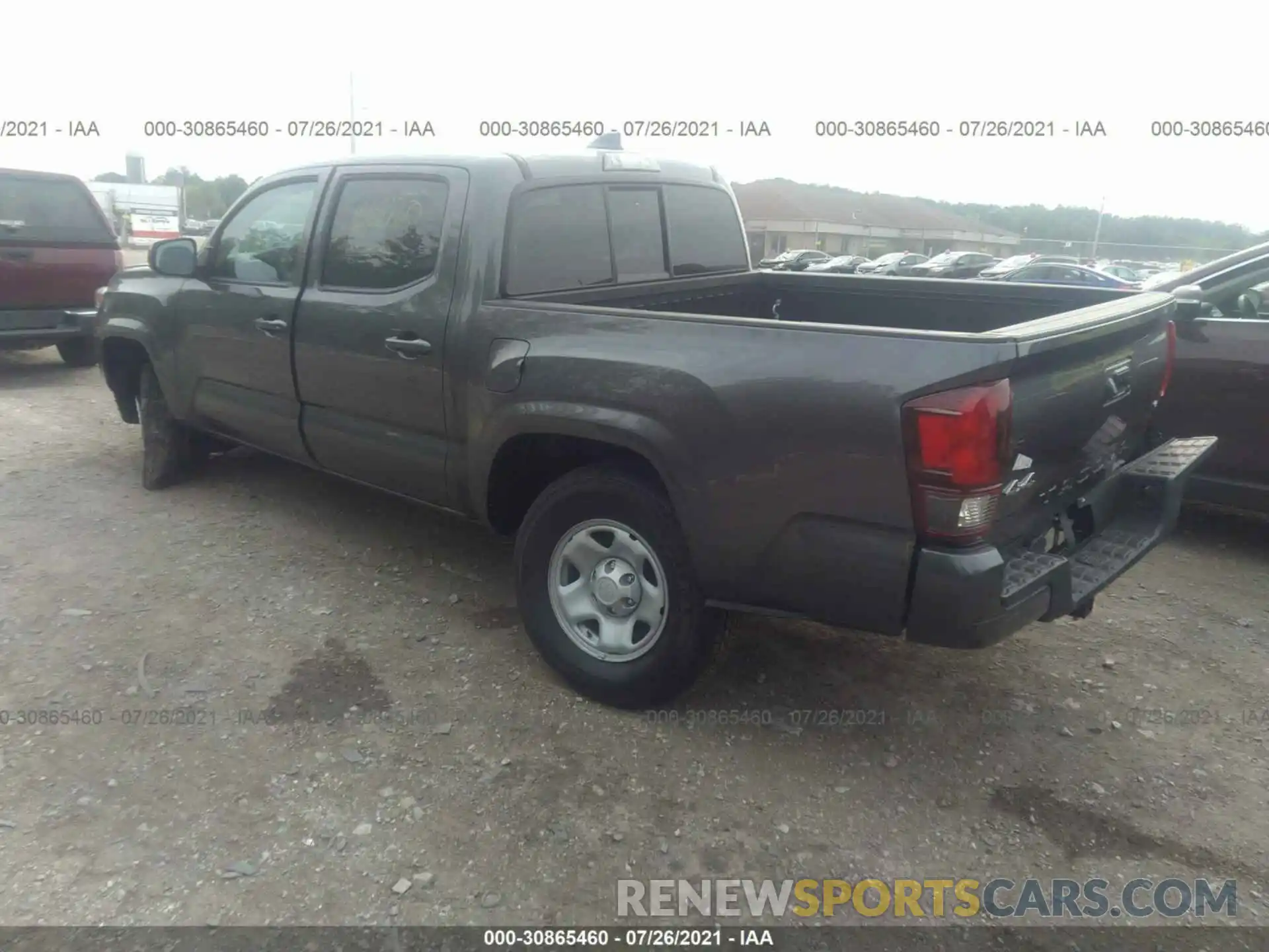 3 Photograph of a damaged car 5TFCZ5AN6MX277310 TOYOTA TACOMA 4WD 2021