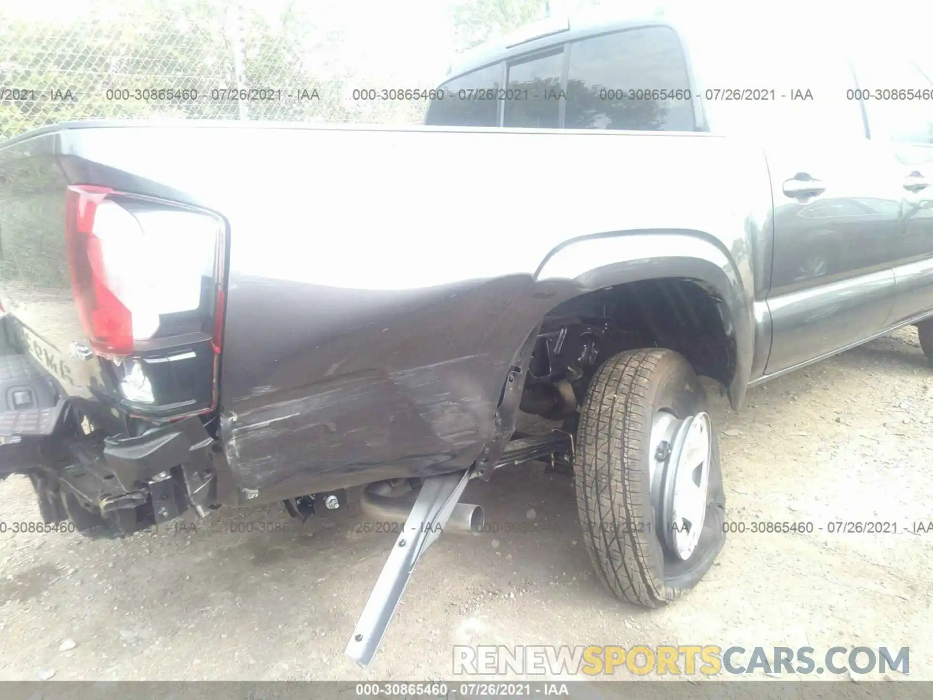 6 Фотография поврежденного автомобиля 5TFCZ5AN6MX277310 TOYOTA TACOMA 4WD 2021