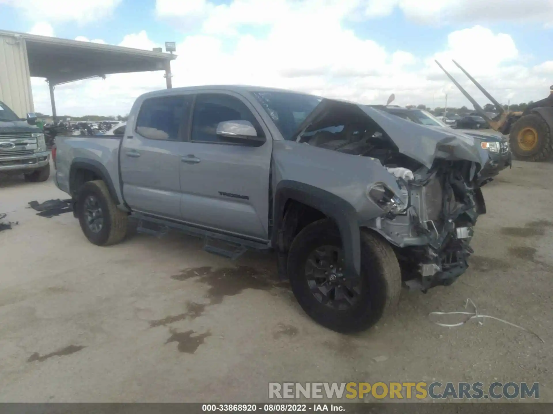 1 Photograph of a damaged car 5TFCZ5AN6MX279977 TOYOTA TACOMA 4WD 2021