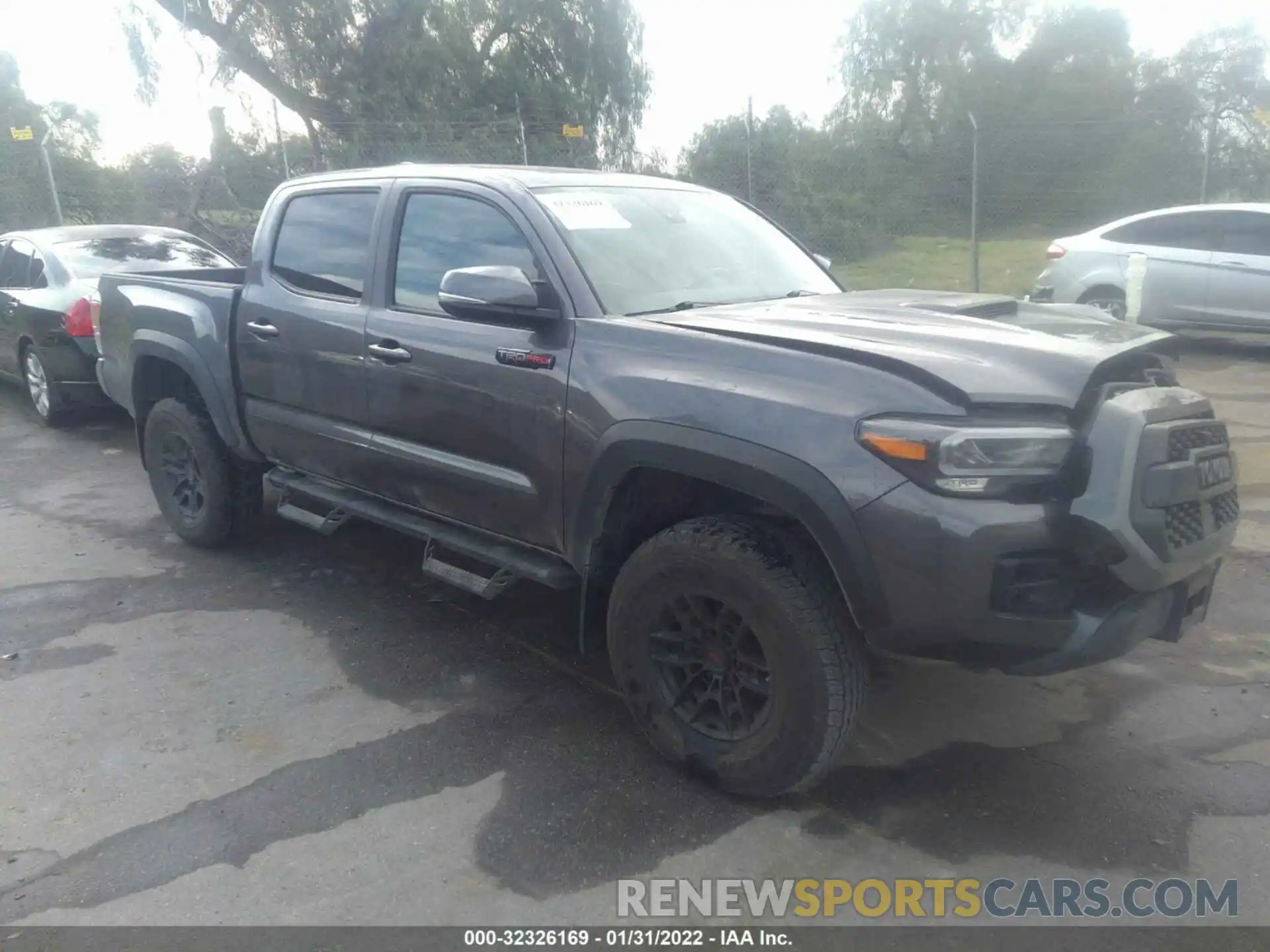 1 Photograph of a damaged car 5TFCZ5AN7MX246728 TOYOTA TACOMA 4WD 2021