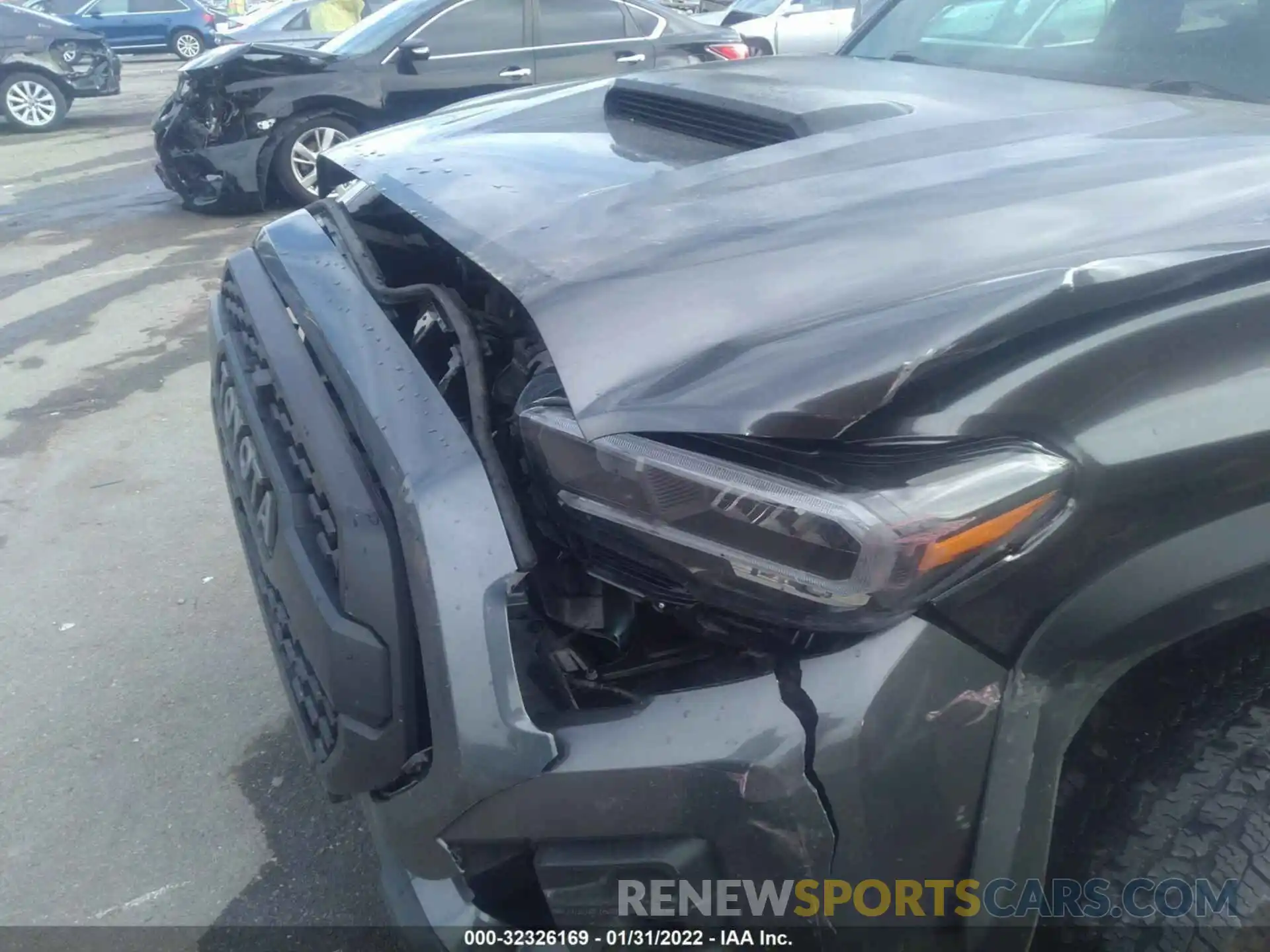 6 Photograph of a damaged car 5TFCZ5AN7MX246728 TOYOTA TACOMA 4WD 2021