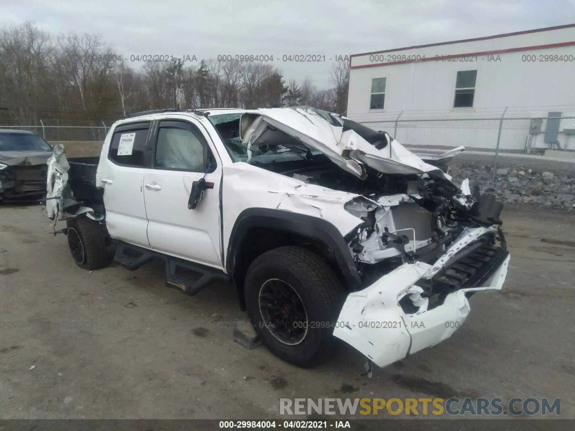 1 Photograph of a damaged car 5TFCZ5AN7MX247510 TOYOTA TACOMA 4WD 2021