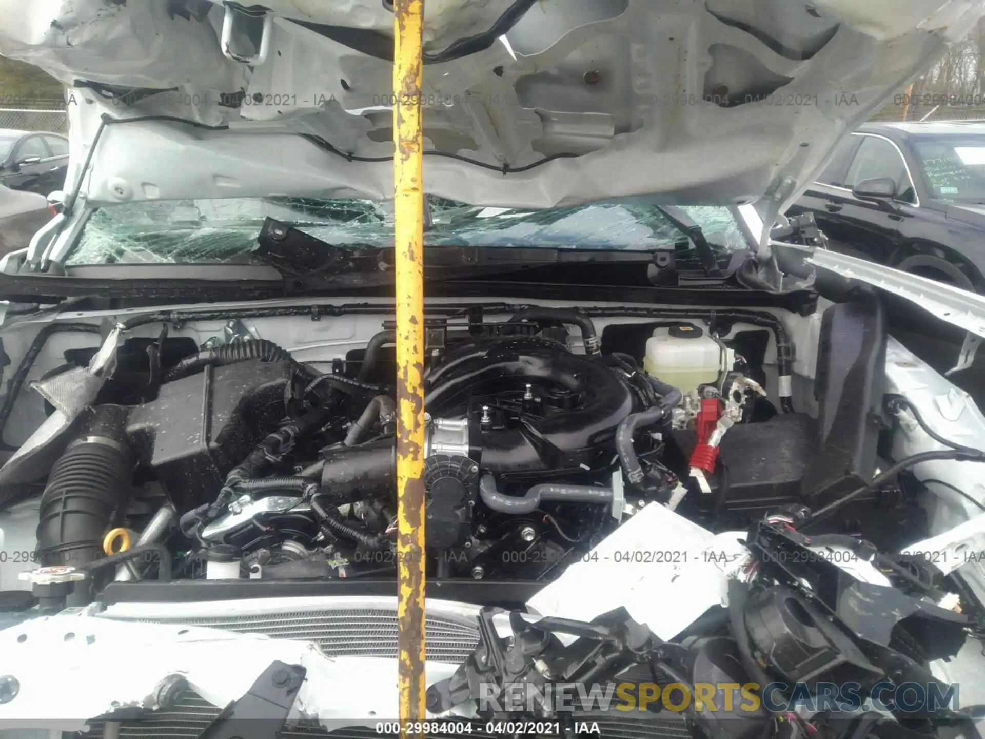 10 Фотография поврежденного автомобиля 5TFCZ5AN7MX247510 TOYOTA TACOMA 4WD 2021