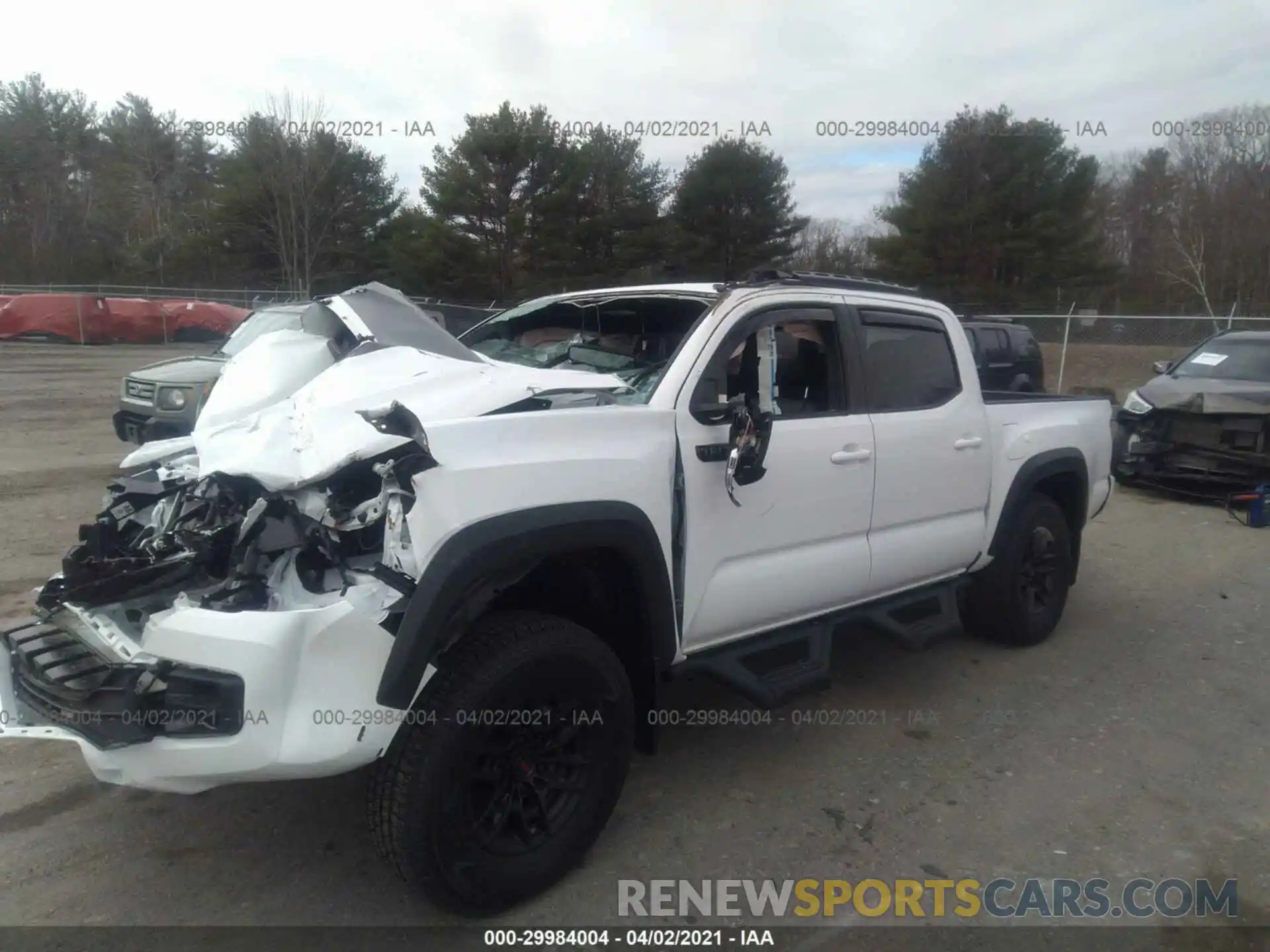 2 Photograph of a damaged car 5TFCZ5AN7MX247510 TOYOTA TACOMA 4WD 2021