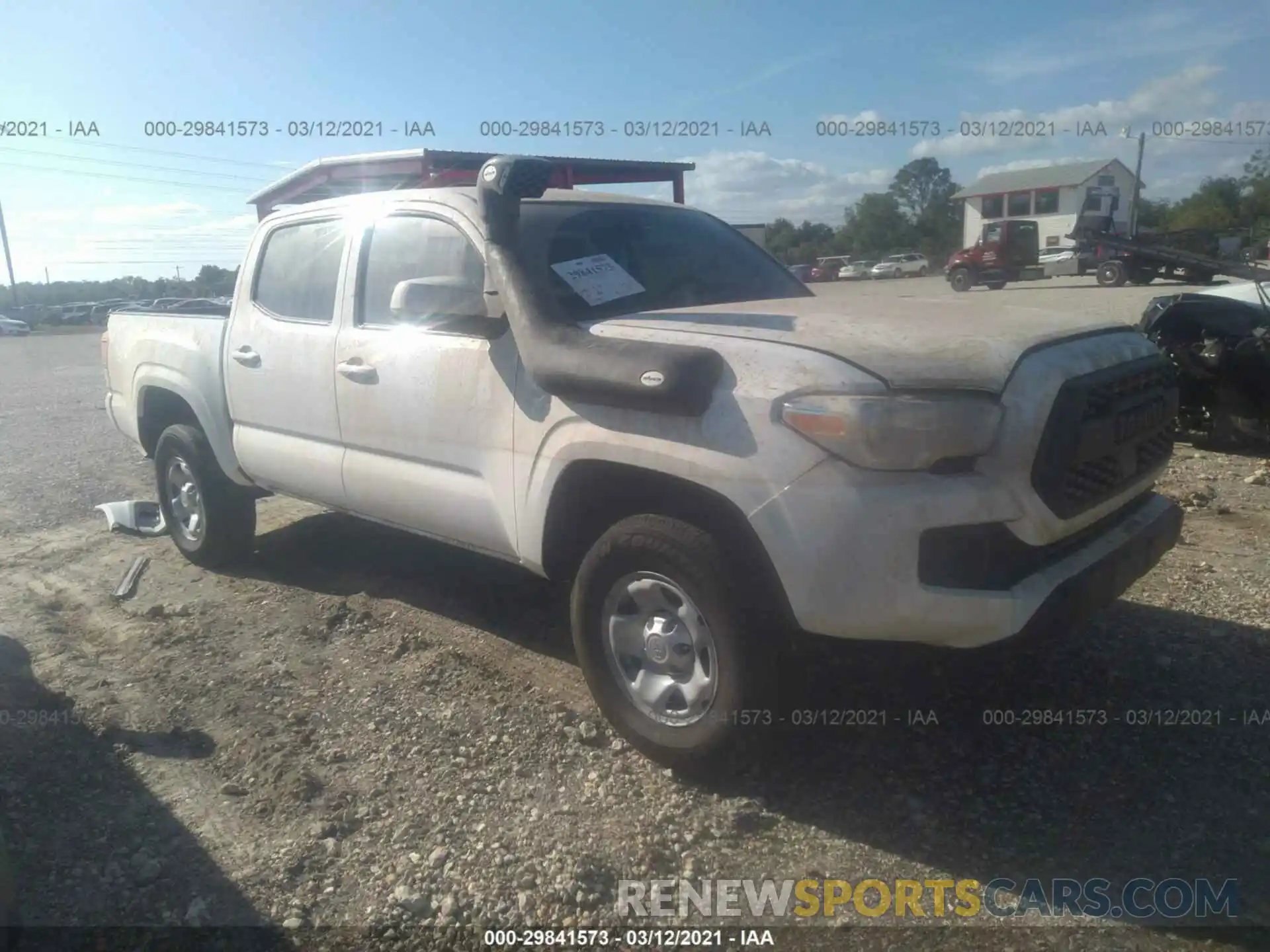 1 Photograph of a damaged car 5TFCZ5AN7MX258460 TOYOTA TACOMA 4WD 2021