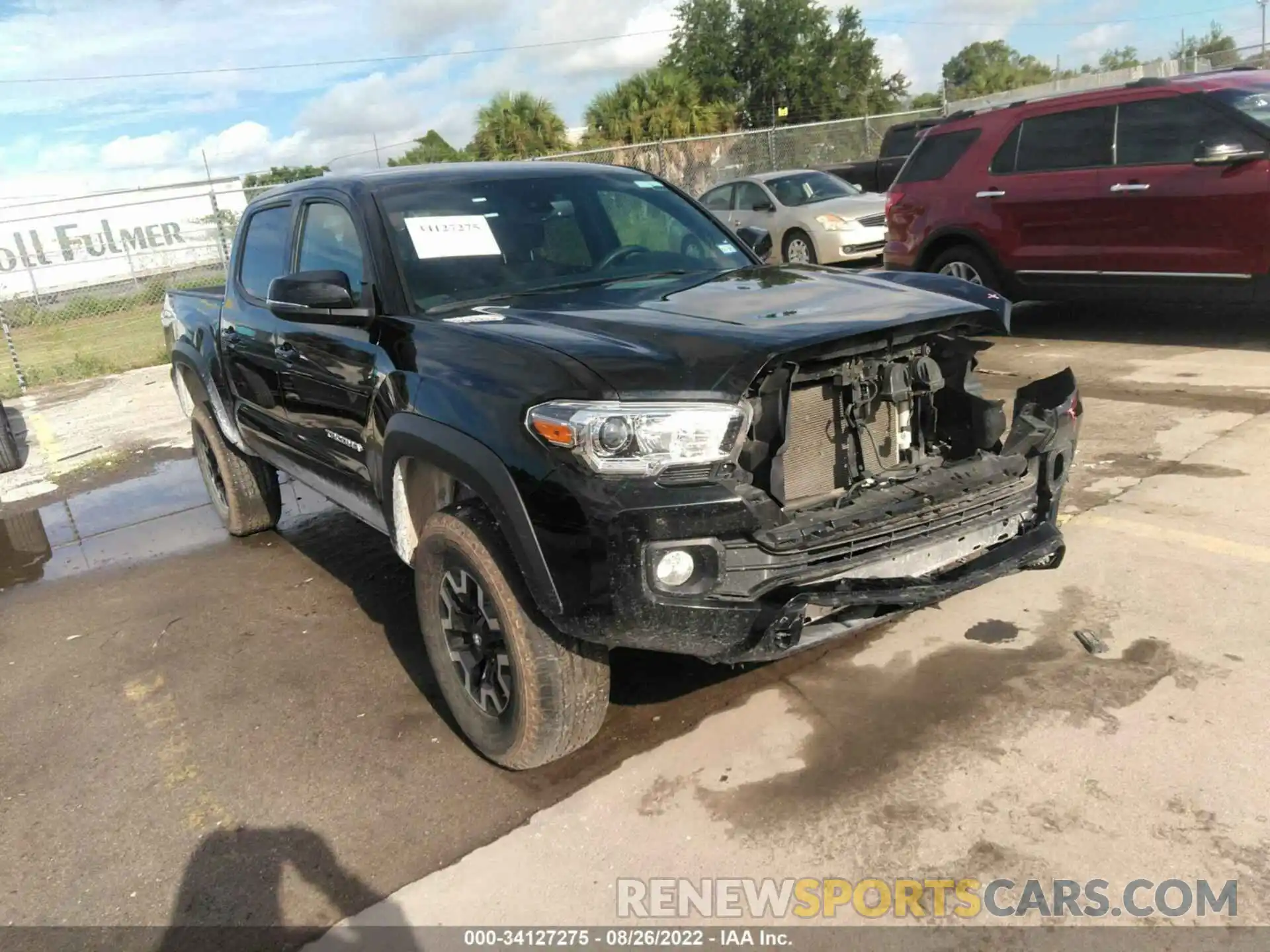 1 Фотография поврежденного автомобиля 5TFCZ5AN7MX258930 TOYOTA TACOMA 4WD 2021