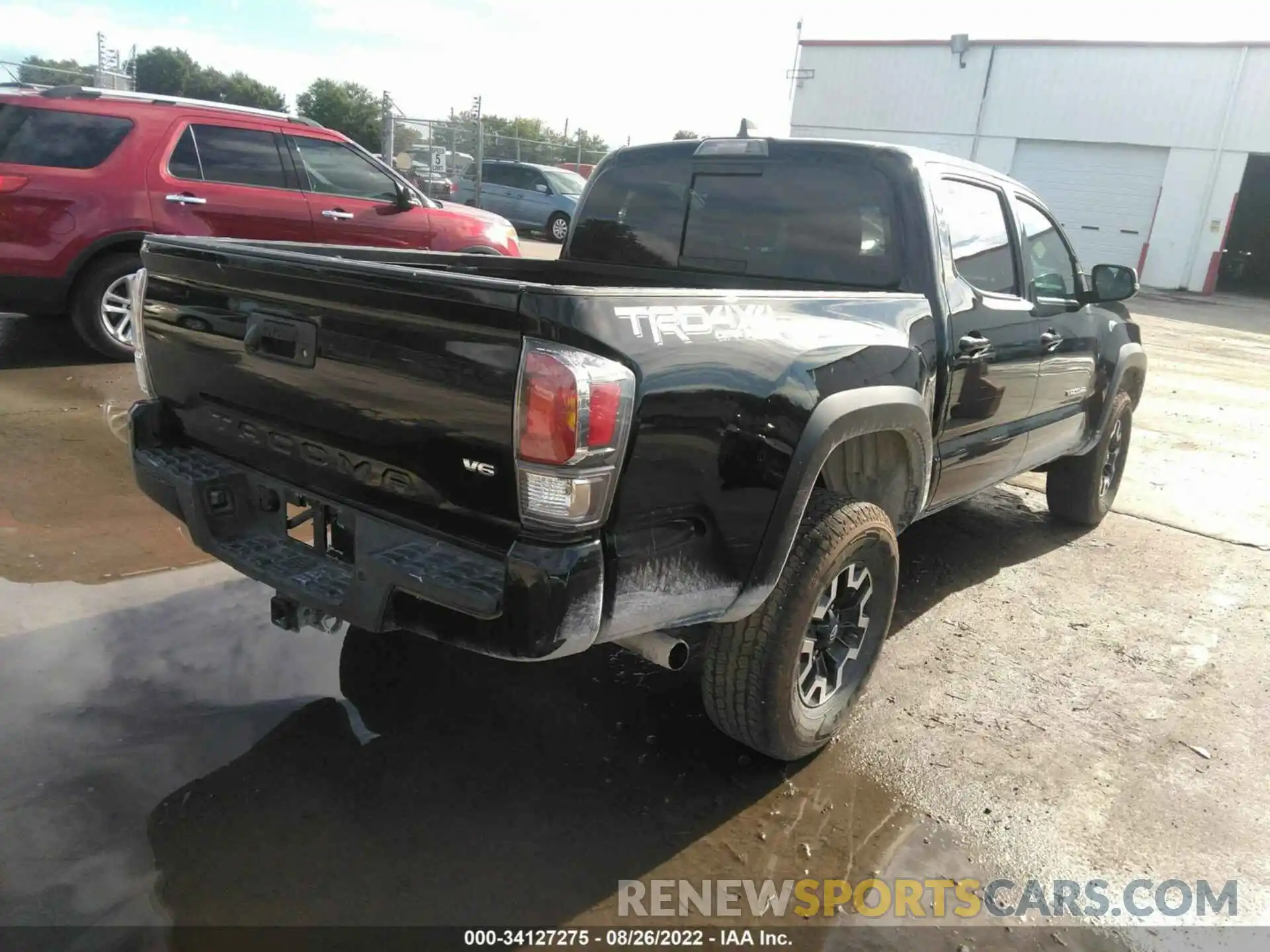 4 Фотография поврежденного автомобиля 5TFCZ5AN7MX258930 TOYOTA TACOMA 4WD 2021