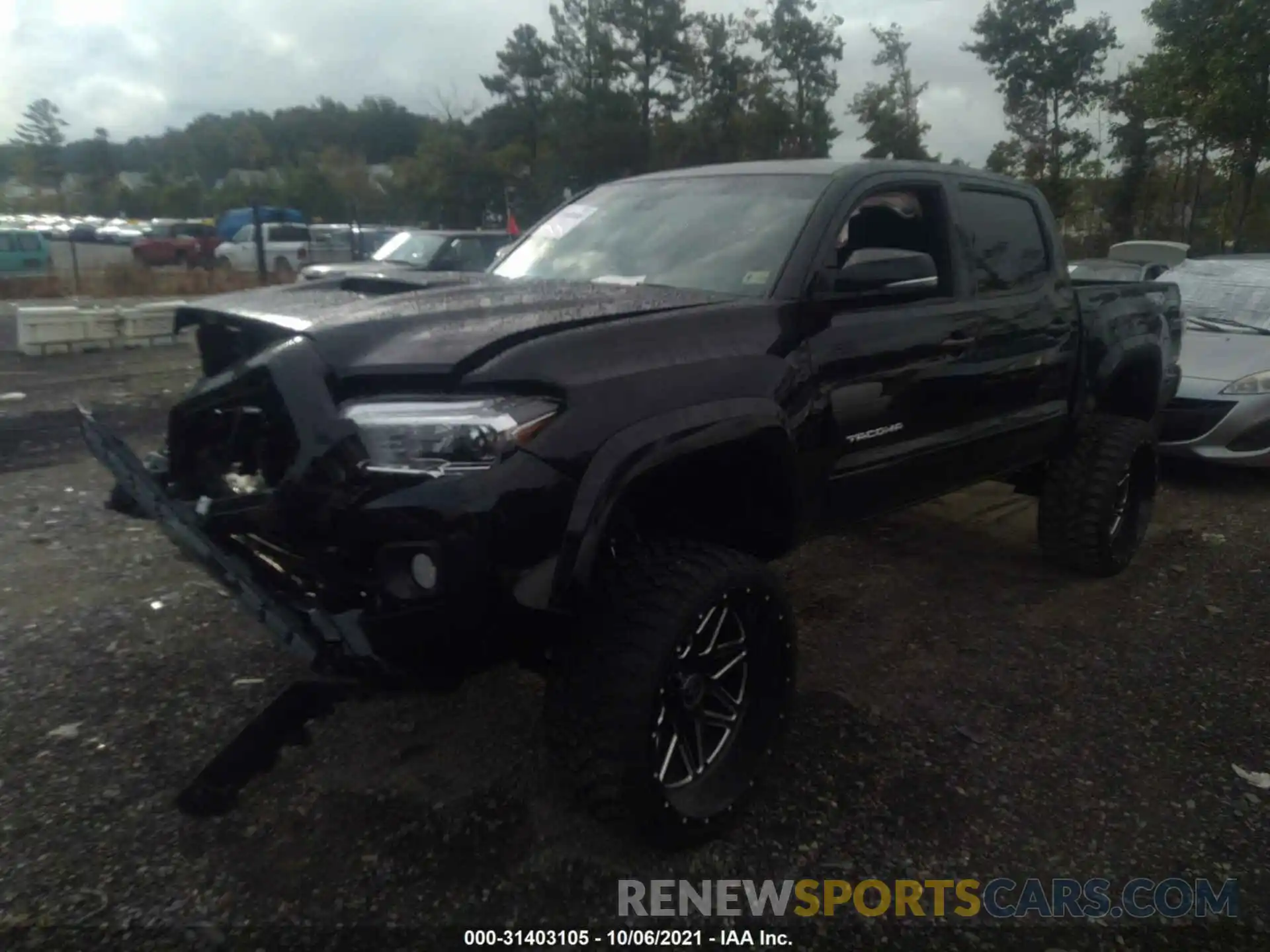 2 Photograph of a damaged car 5TFCZ5AN7MX270382 TOYOTA TACOMA 4WD 2021