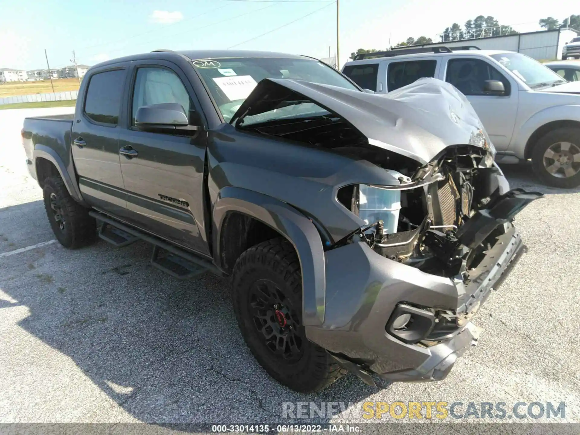 1 Photograph of a damaged car 5TFCZ5AN7MX278174 TOYOTA TACOMA 4WD 2021