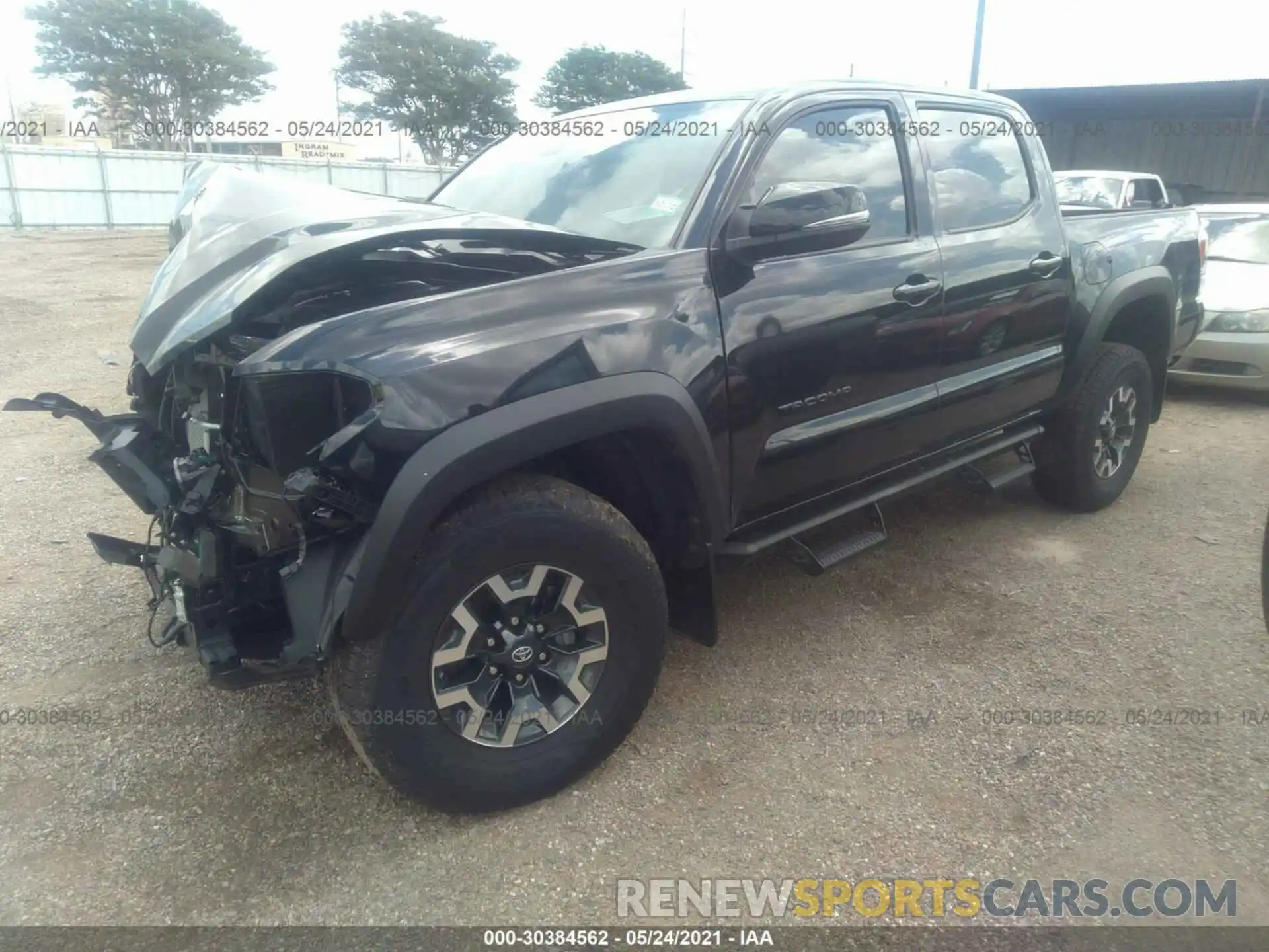 2 Photograph of a damaged car 5TFCZ5AN8MX257978 TOYOTA TACOMA 4WD 2021