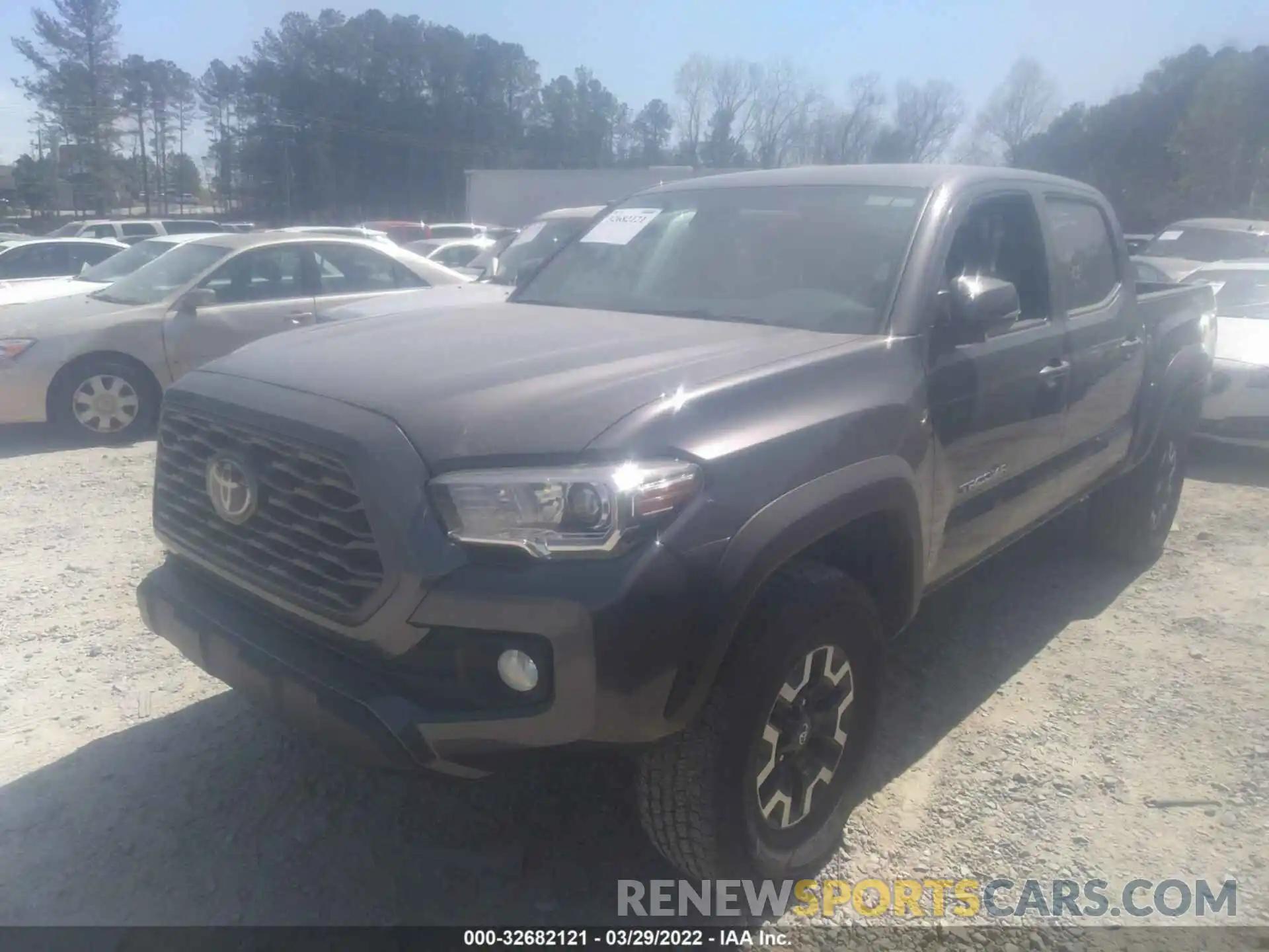 2 Photograph of a damaged car 5TFCZ5AN8MX264378 TOYOTA TACOMA 4WD 2021