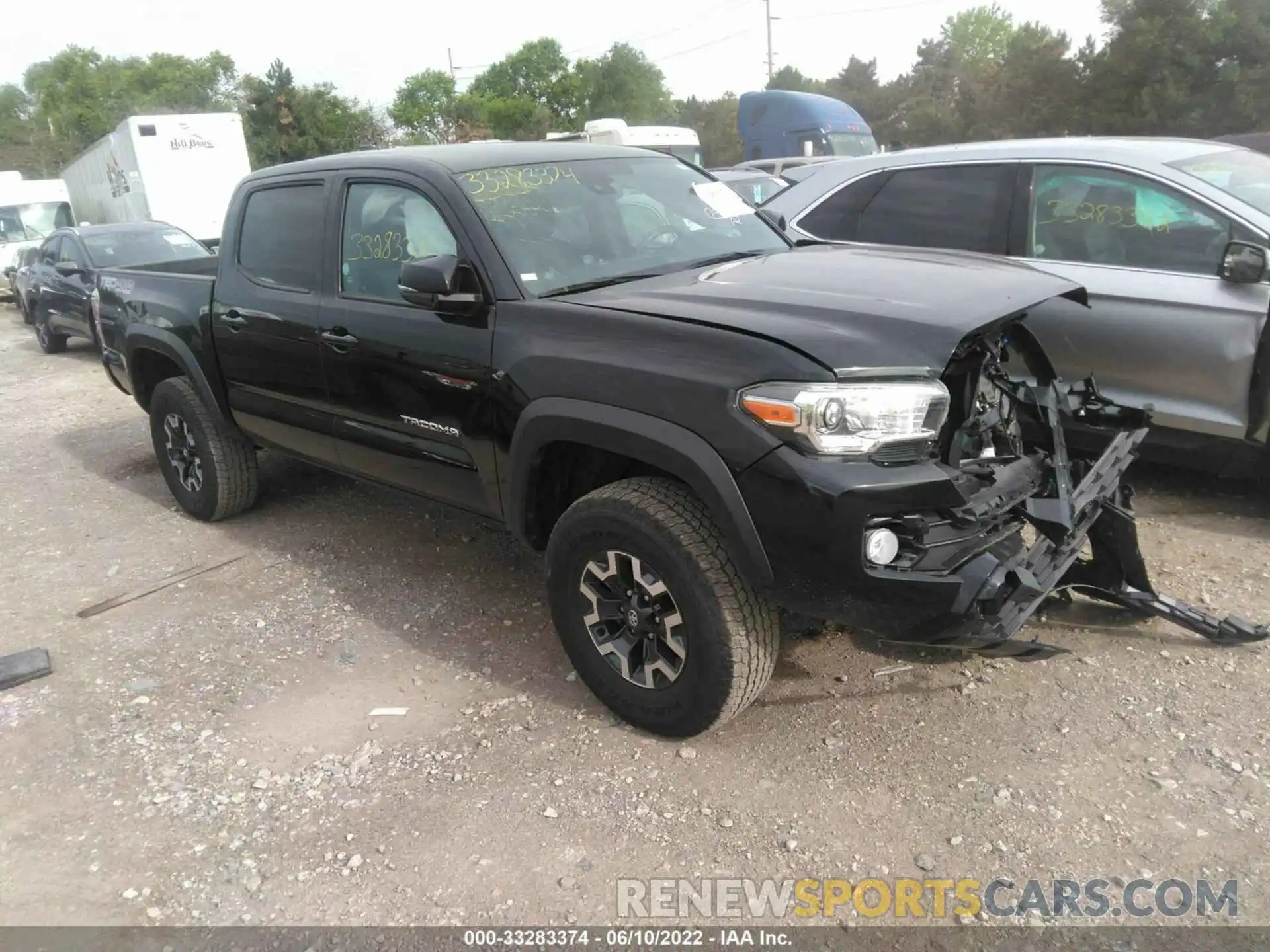 1 Photograph of a damaged car 5TFCZ5AN8MX267541 TOYOTA TACOMA 4WD 2021