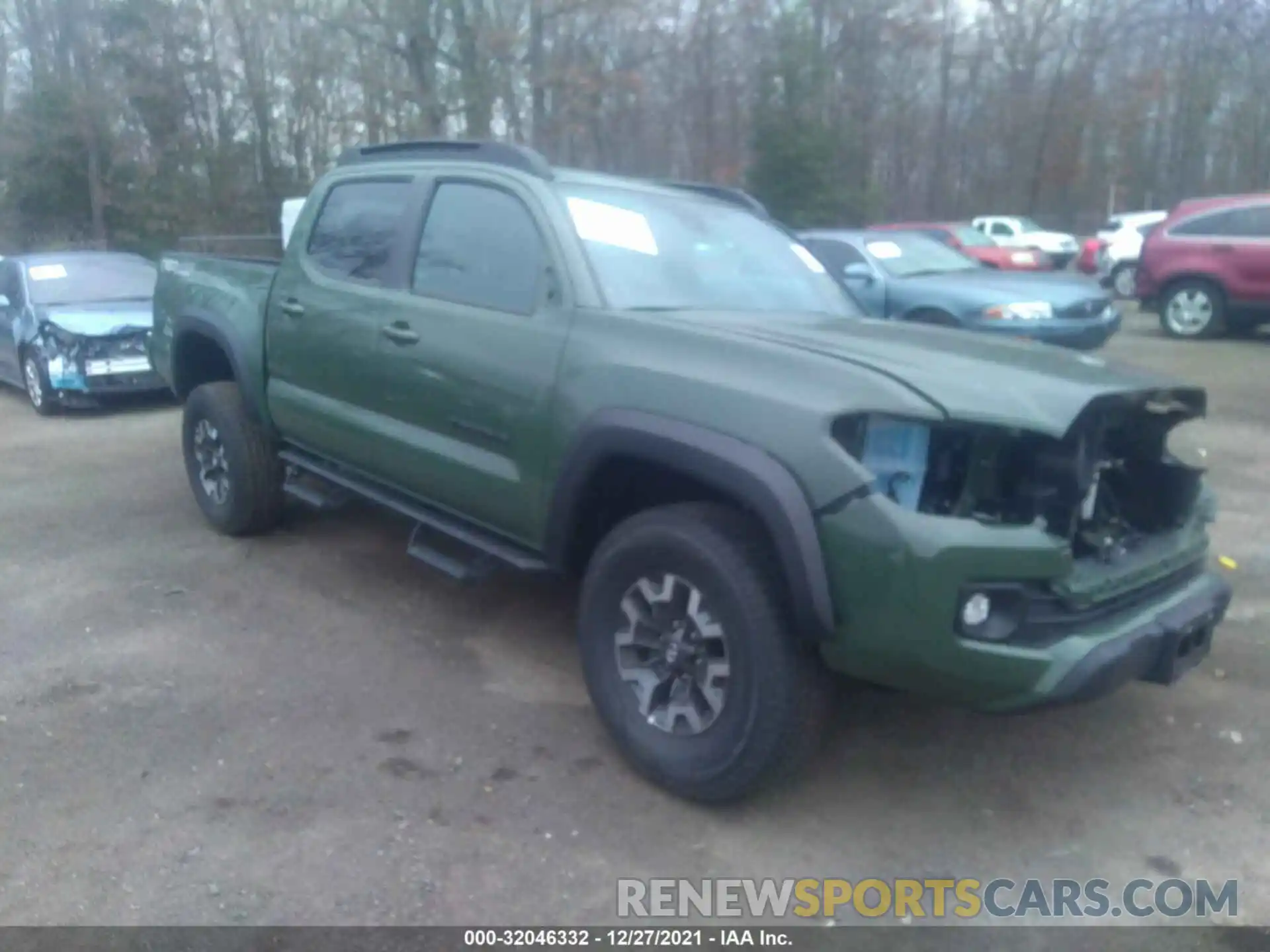 1 Photograph of a damaged car 5TFCZ5AN8MX273601 TOYOTA TACOMA 4WD 2021