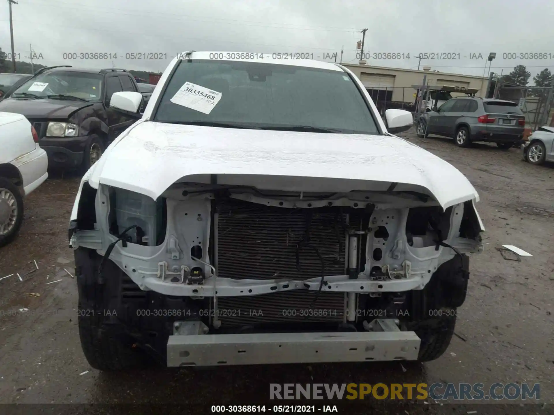 6 Photograph of a damaged car 5TFCZ5AN9MX246858 TOYOTA TACOMA 4WD 2021