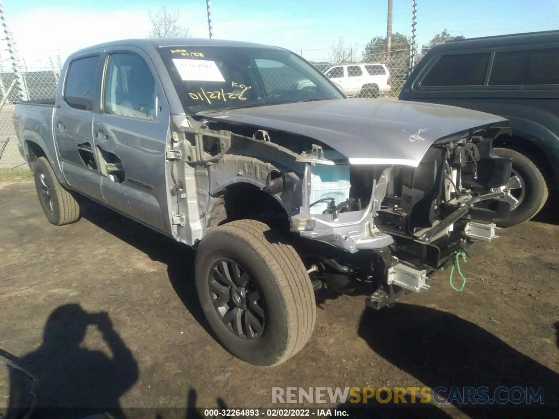 6 Photograph of a damaged car 5TFCZ5AN9MX250098 TOYOTA TACOMA 4WD 2021