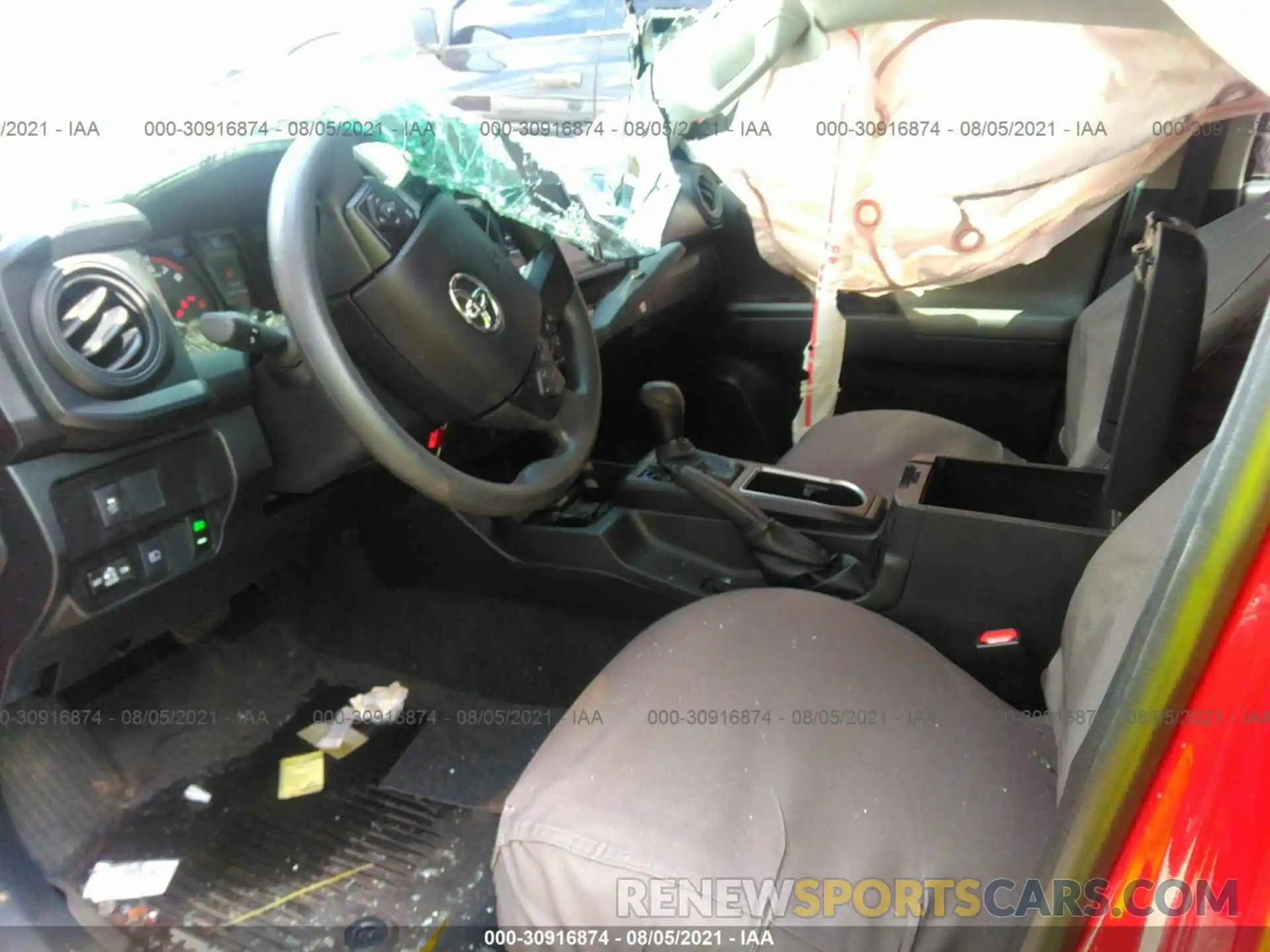 5 Photograph of a damaged car 5TFCZ5AN9MX254149 TOYOTA TACOMA 4WD 2021