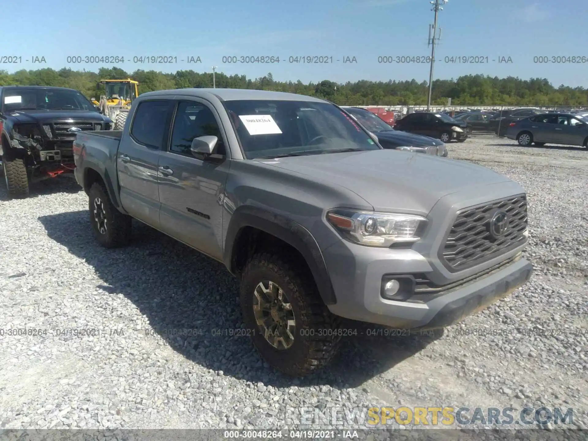 1 Фотография поврежденного автомобиля 5TFCZ5AN9MX255706 TOYOTA TACOMA 4WD 2021