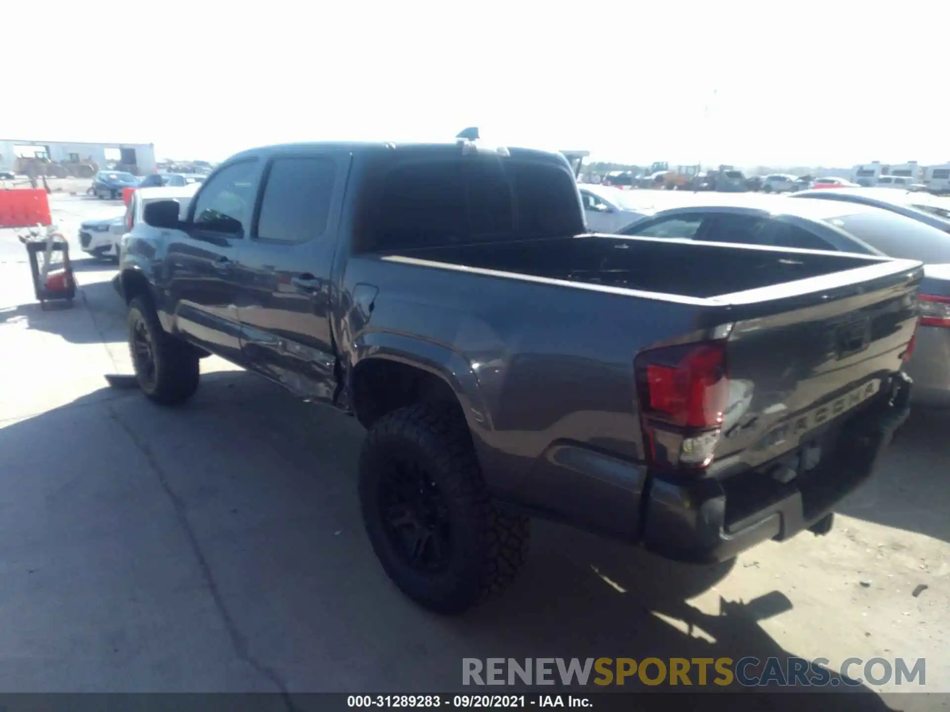 3 Photograph of a damaged car 5TFCZ5AN9MX257780 TOYOTA TACOMA 4WD 2021