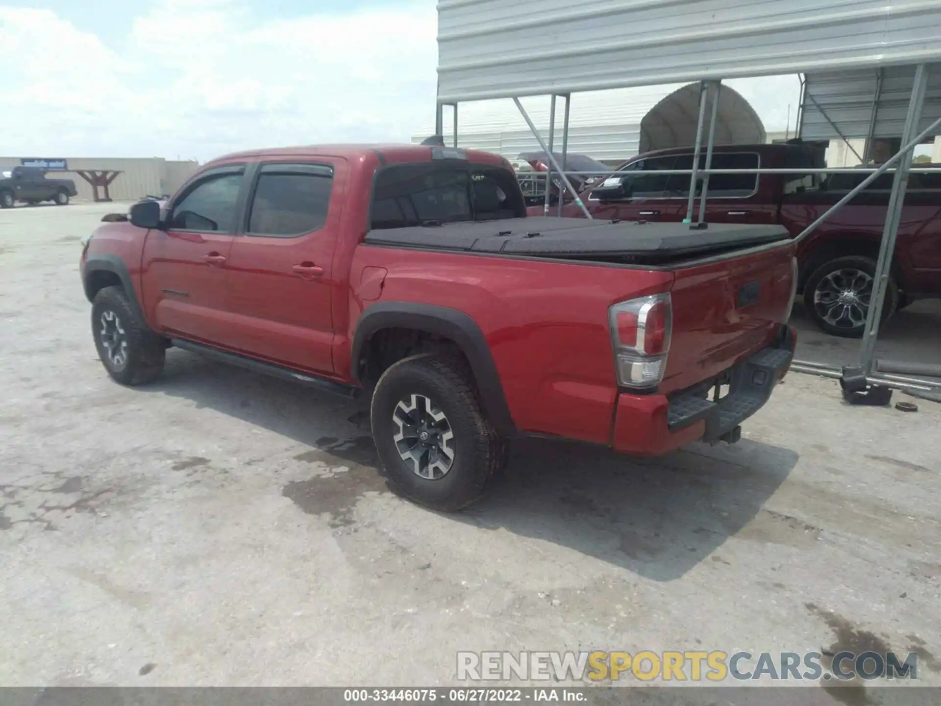 3 Фотография поврежденного автомобиля 5TFCZ5AN9MX258332 TOYOTA TACOMA 4WD 2021