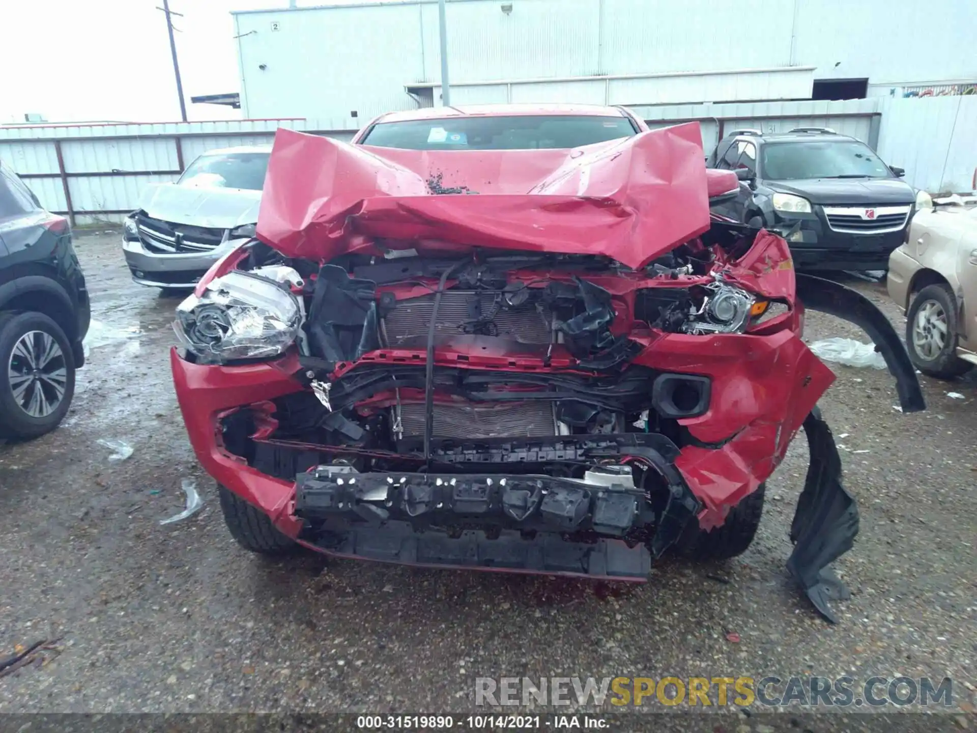 6 Photograph of a damaged car 5TFCZ5AN9MX259707 TOYOTA TACOMA 4WD 2021