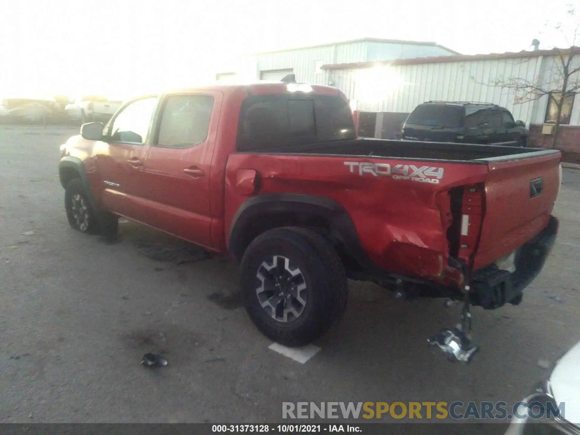 3 Photograph of a damaged car 5TFCZ5AN9MX265152 TOYOTA TACOMA 4WD 2021