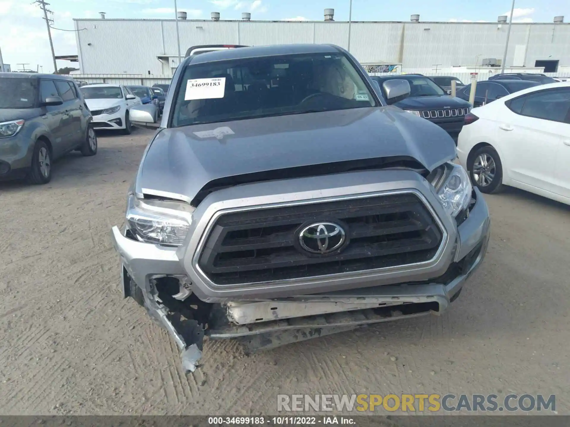 6 Photograph of a damaged car 5TFCZ5AN9MX268939 TOYOTA TACOMA 4WD 2021