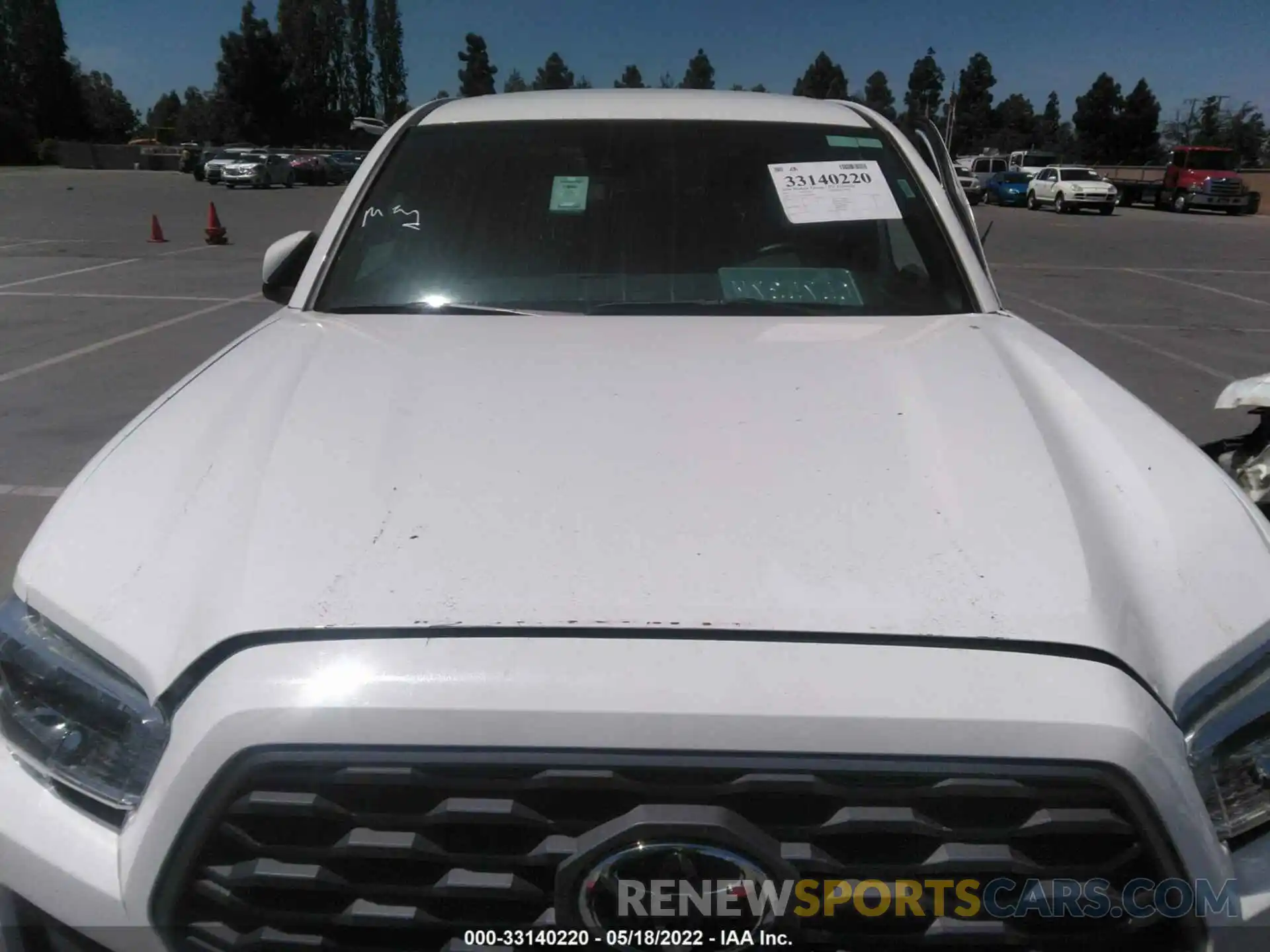 10 Photograph of a damaged car 5TFCZ5AN9MX269007 TOYOTA TACOMA 4WD 2021