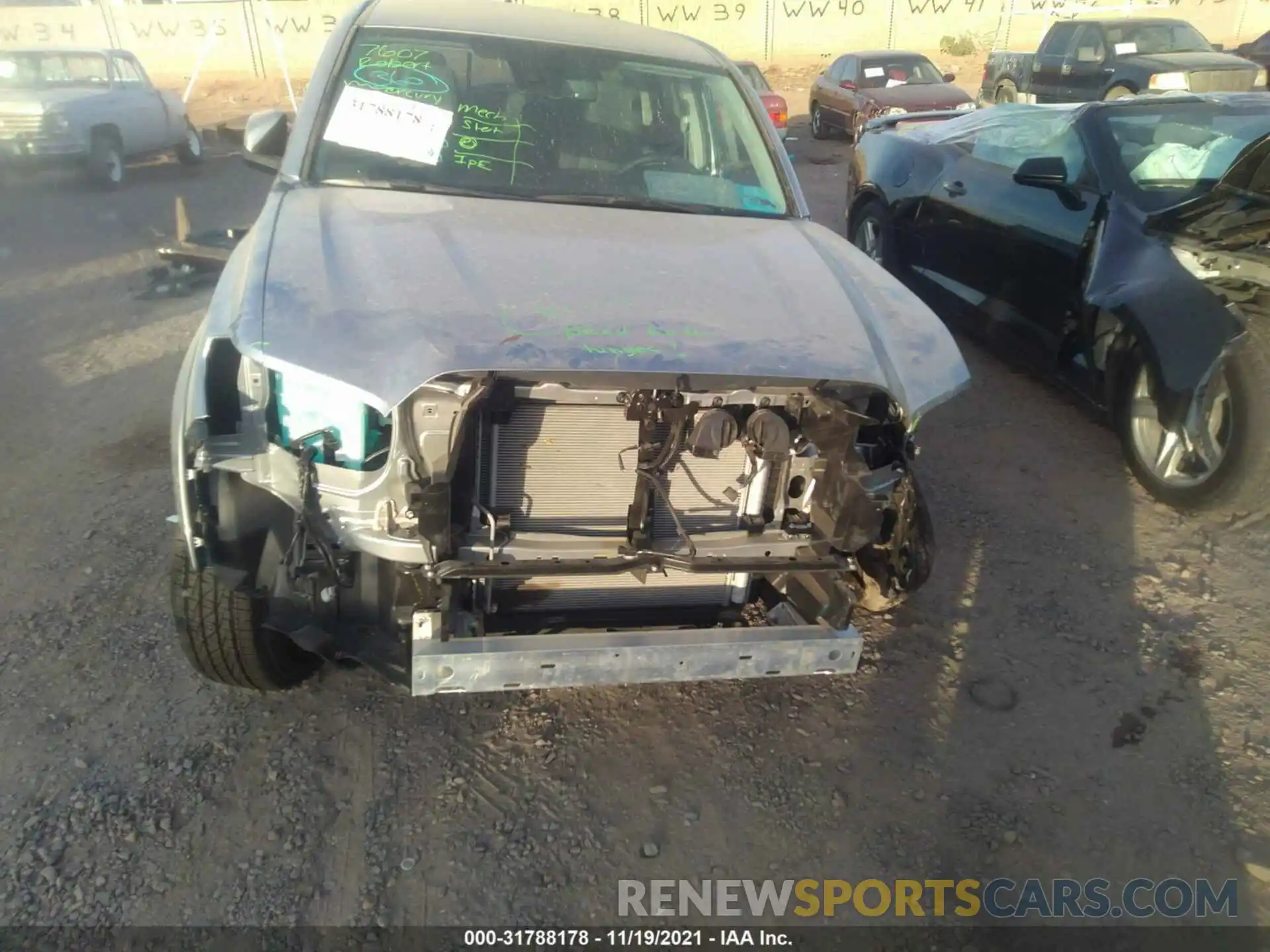 6 Photograph of a damaged car 5TFCZ5AN9MX280511 TOYOTA TACOMA 4WD 2021