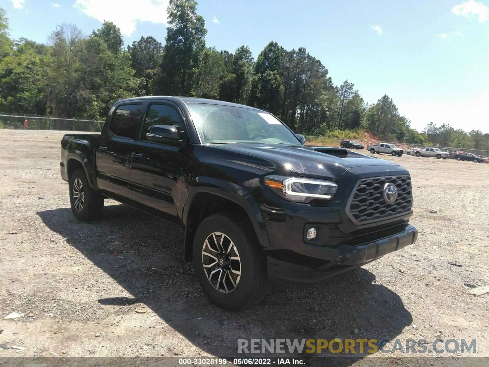 1 Photograph of a damaged car 5TFCZ5ANXMX247436 TOYOTA TACOMA 4WD 2021