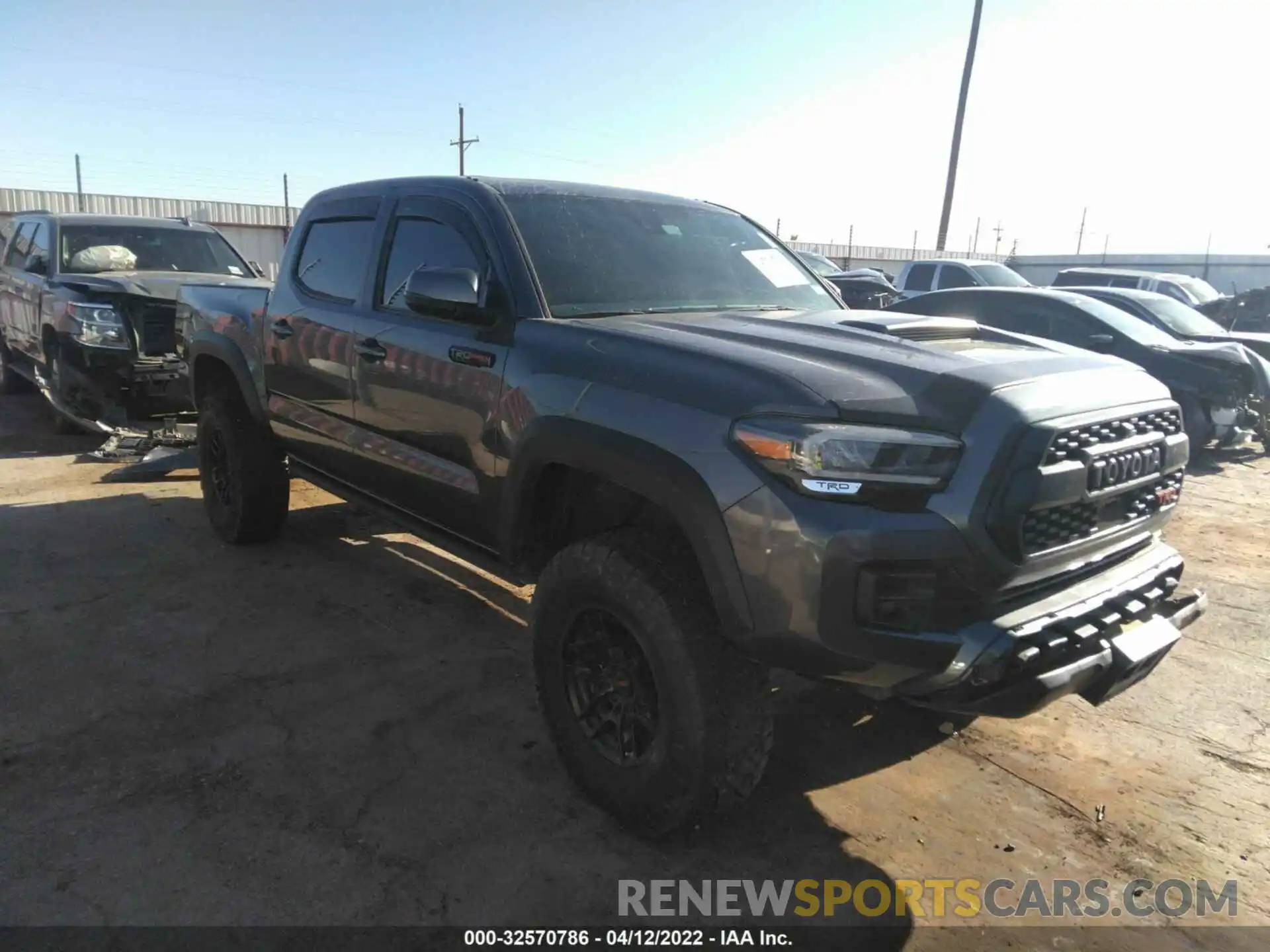 1 Photograph of a damaged car 5TFCZ5ANXMX250899 TOYOTA TACOMA 4WD 2021